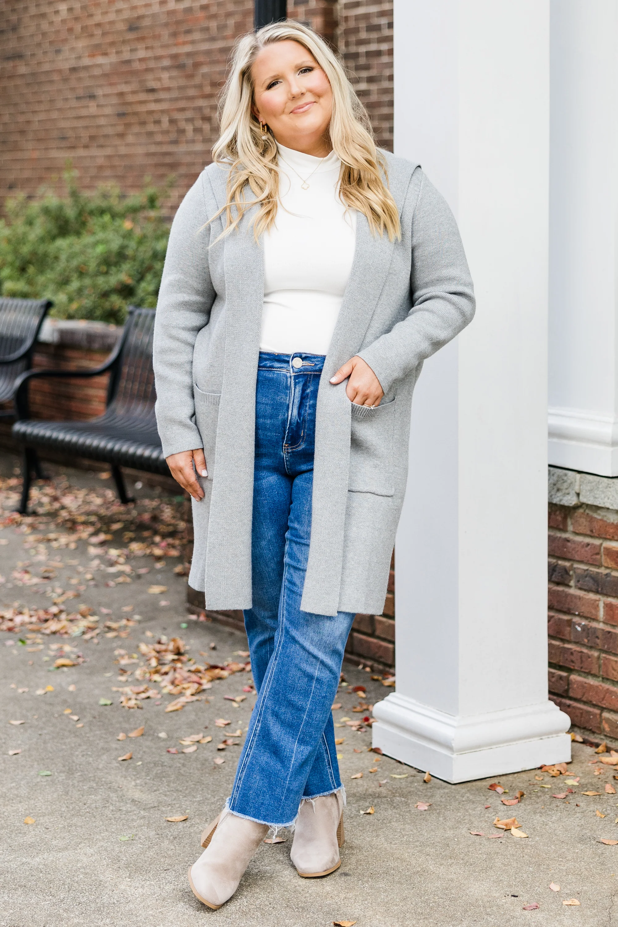 Give Me My Space Cardigan, Gray - Giverhouse