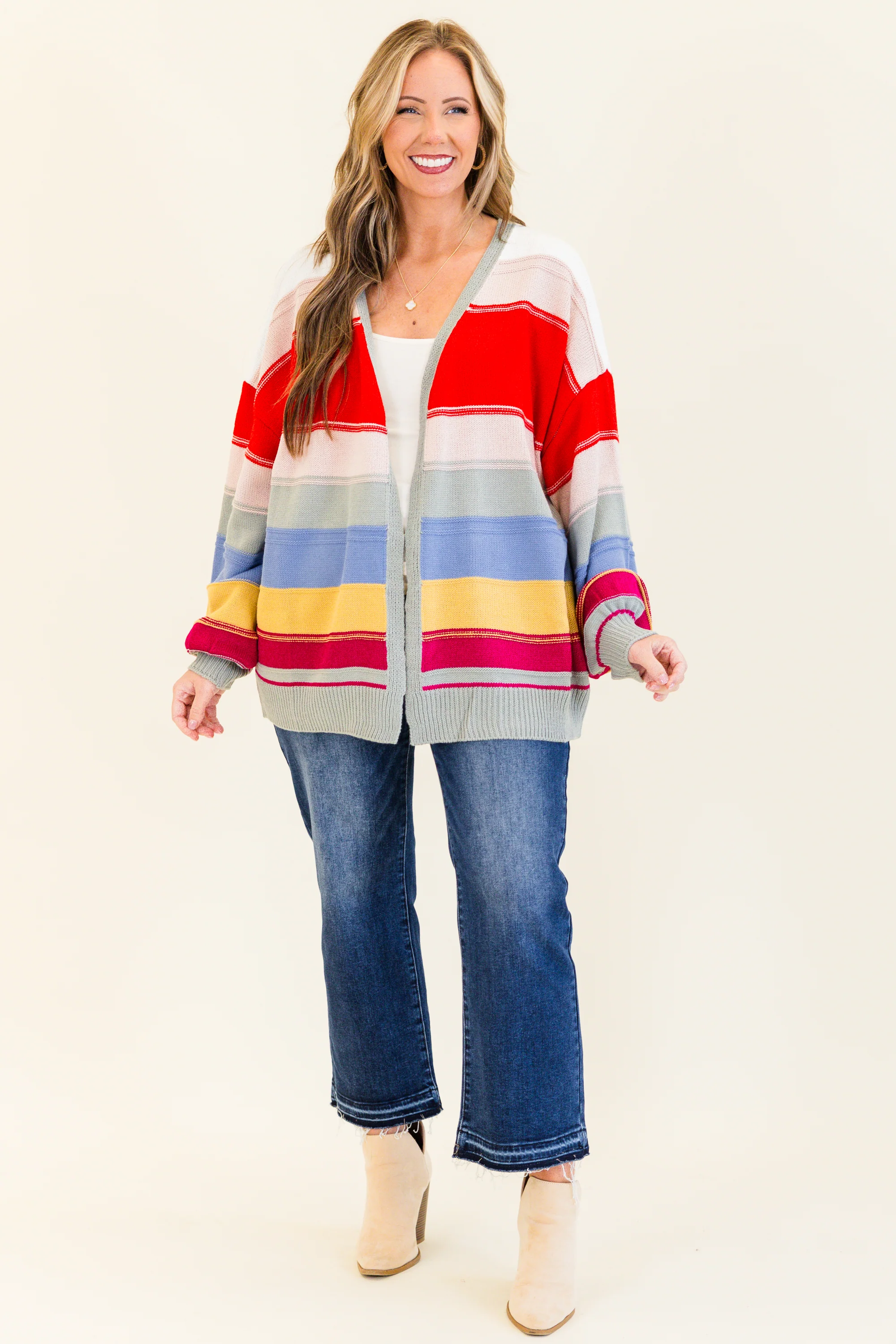 Take Some Time For Yourself Cardigan, Multi - Giverhouse