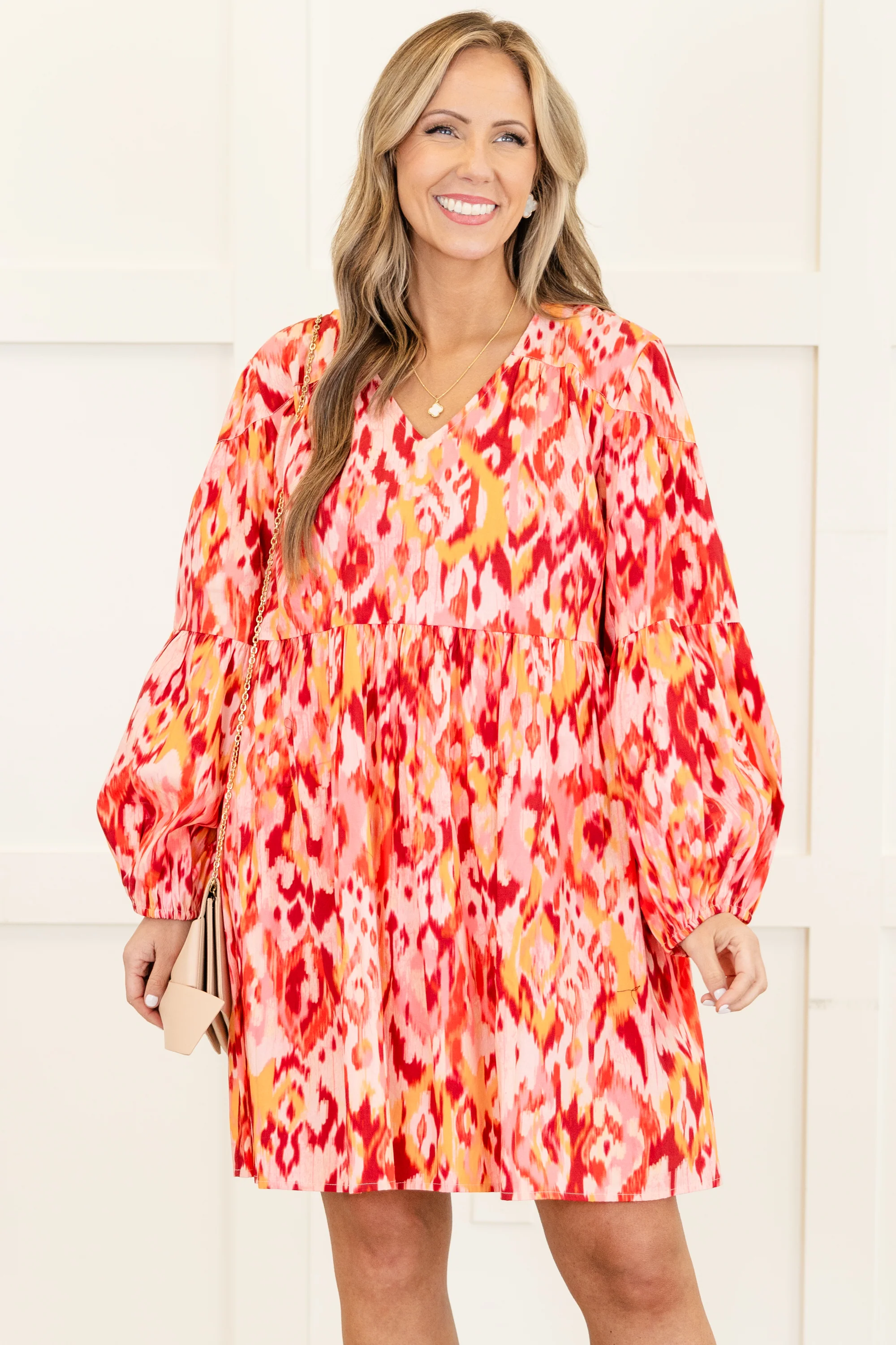 Happy All Weekend Dress, Magenta - Giverhouse