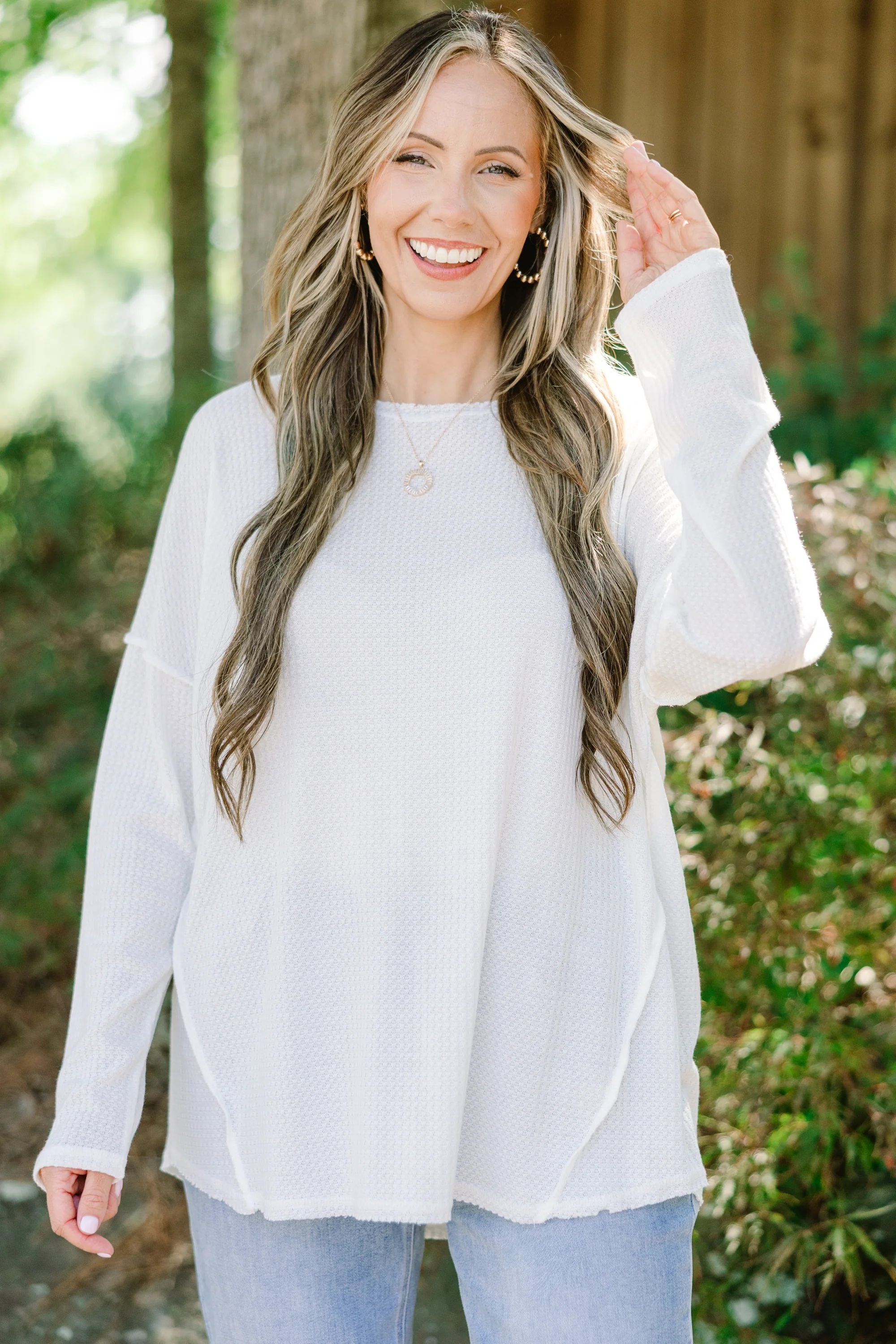 Can't Stop Love Top, Ivory - Giverhouse