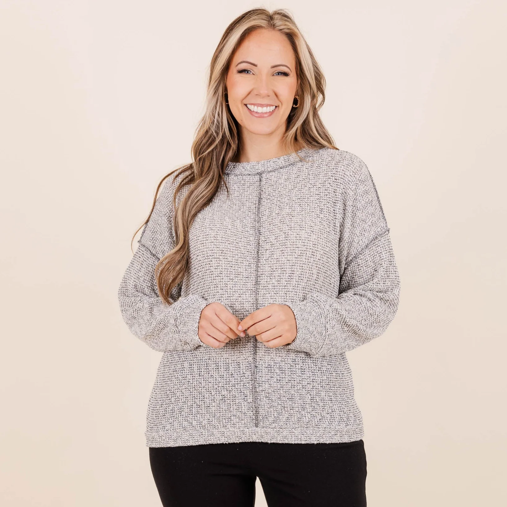 Chill It Out Sweater, Grey - Giverhouse