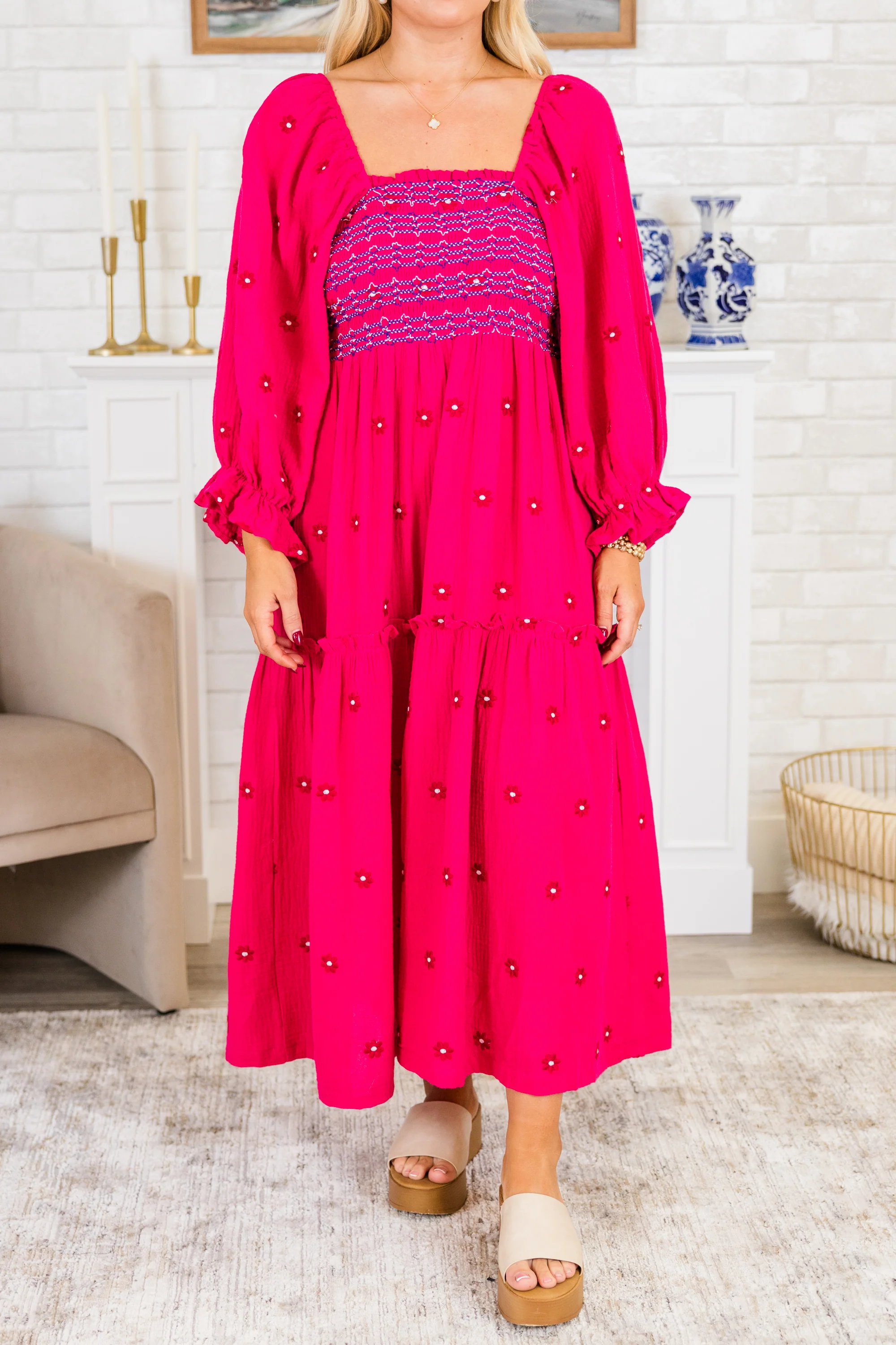 Wildflower Wonder Dress, Pink - Giverhouse