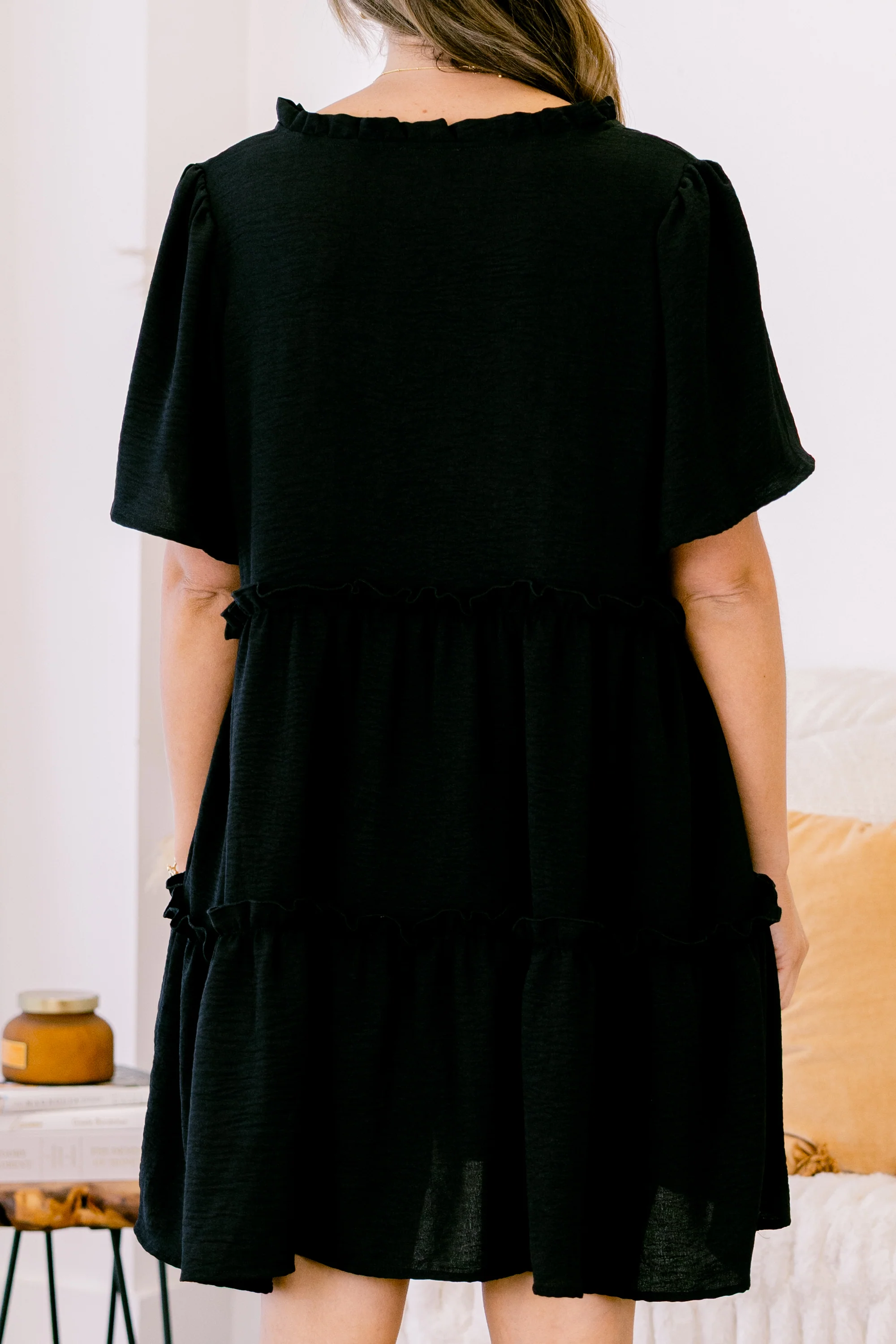 Take Over Dress, Black - Giverhouse