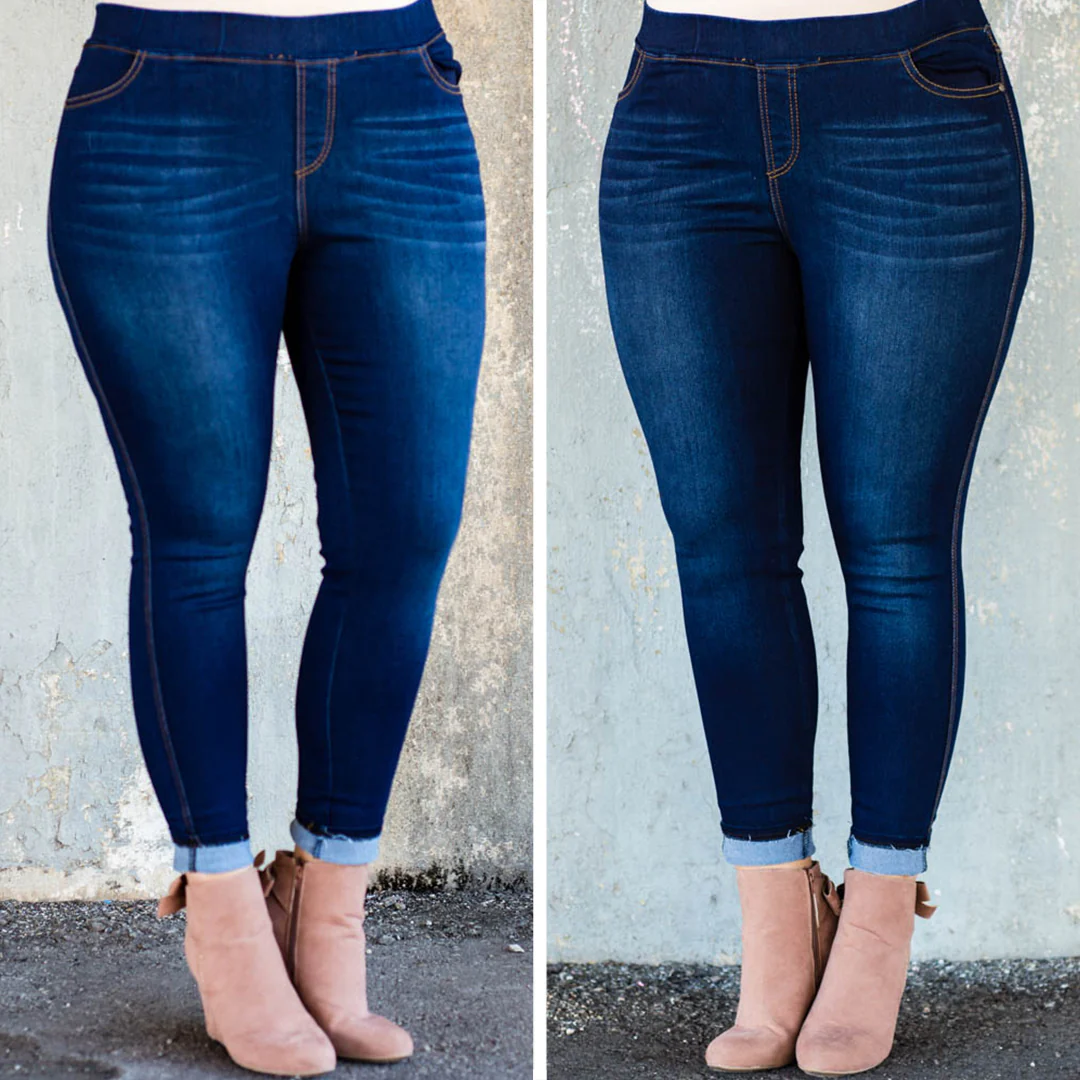 Look At Me Now Jeggings, Blue - Giverhouse