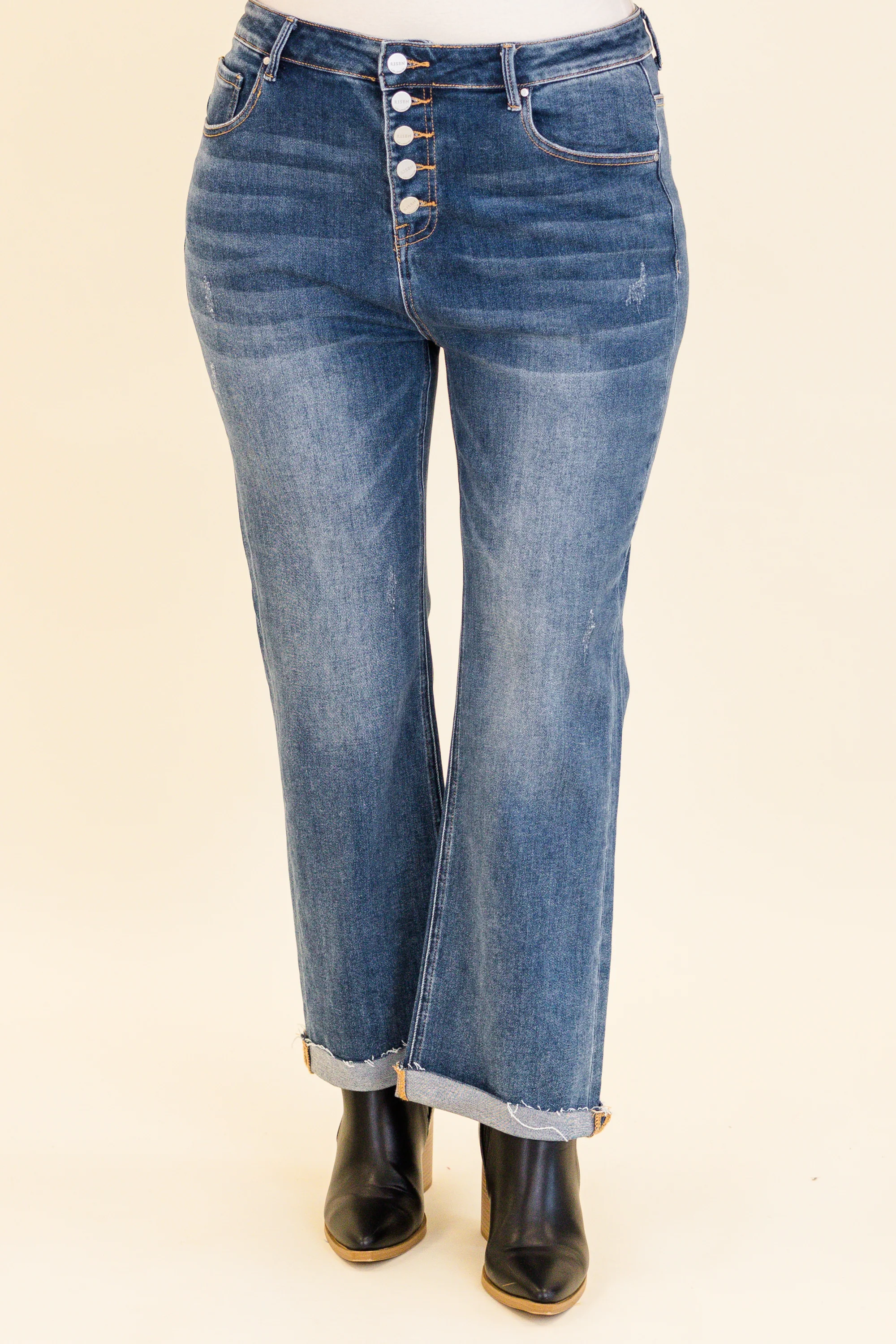 Check The Time Jeans, Dark Wash - Giverhouse