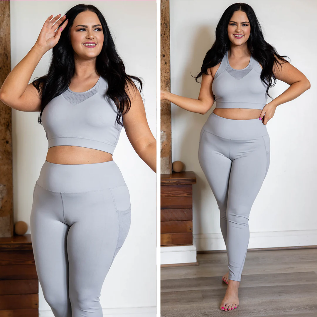 Magnificent Moves Sports Bra, Slate - Giverhouse