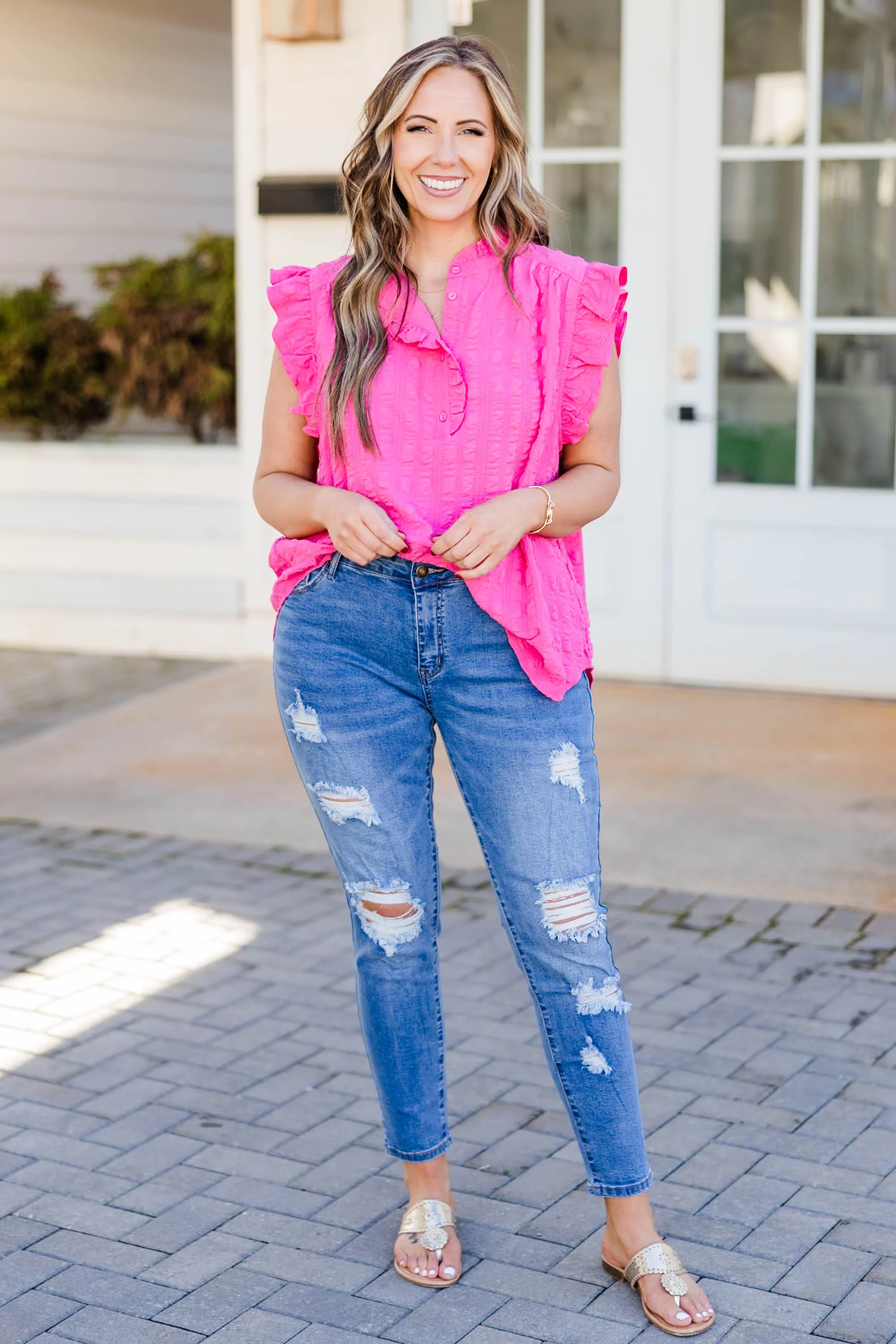 Trying To Go Jeans, Medium Wash - Giverhouse