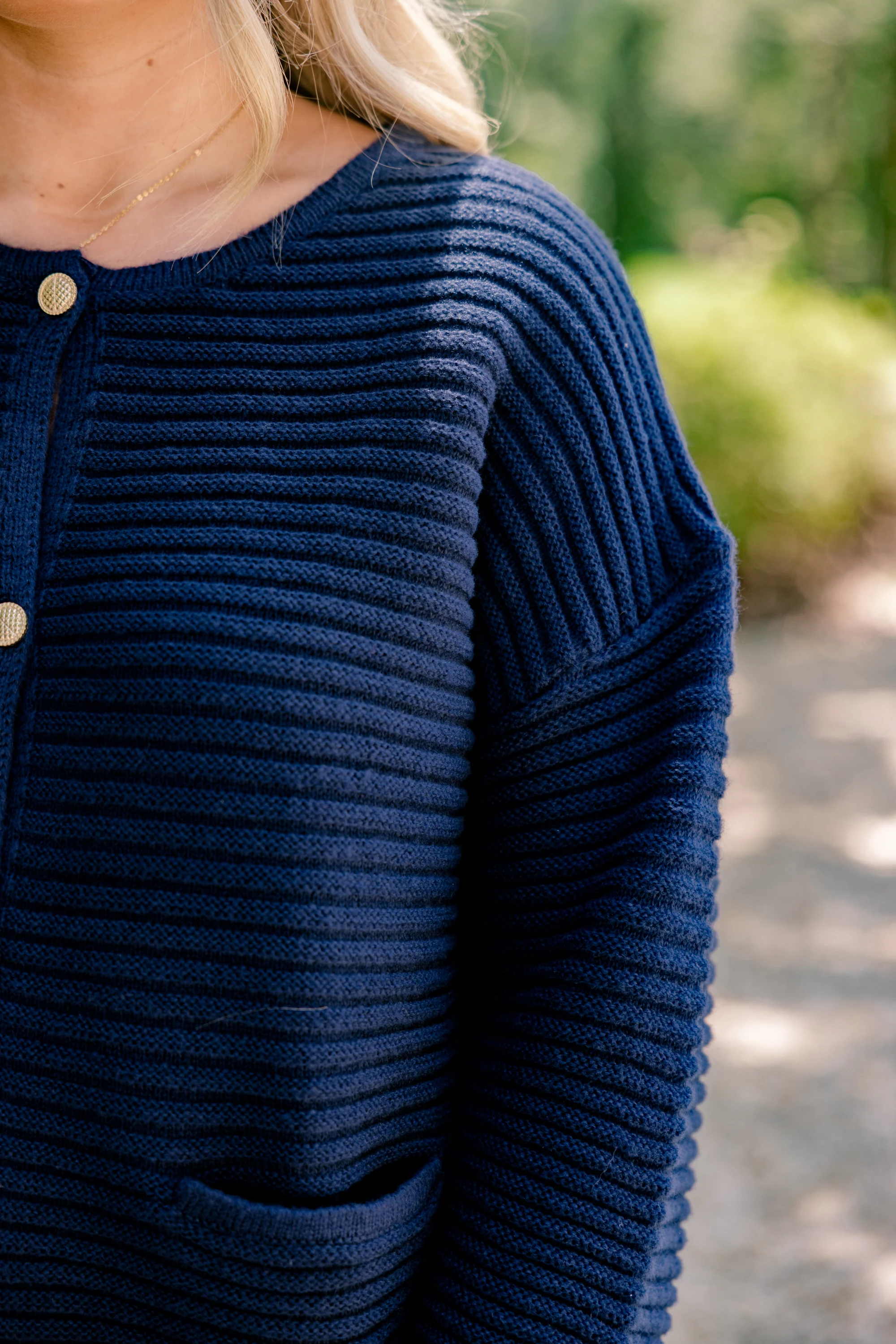 Path To Greatness Cardigan, Navy - Giverhouse