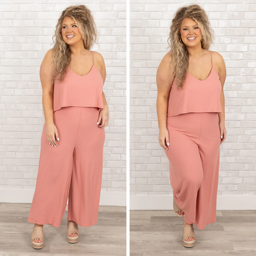 Finding My Peace Jumpsuit, Ash Rose - Giverhouse