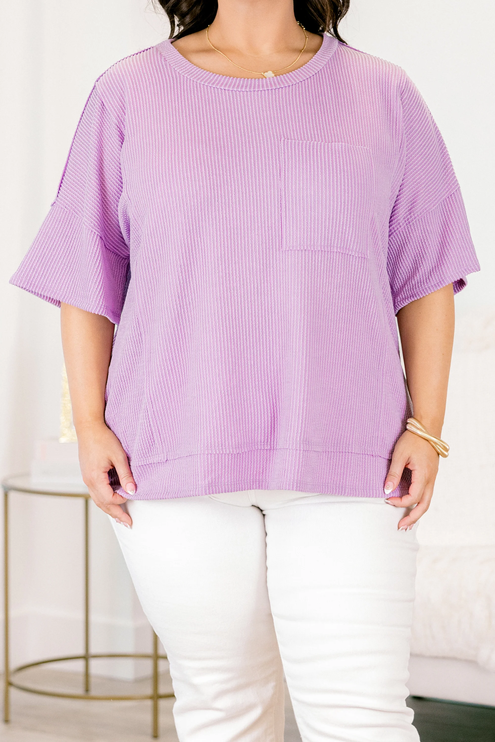 Around Love Top, Lilac - Giverhouse