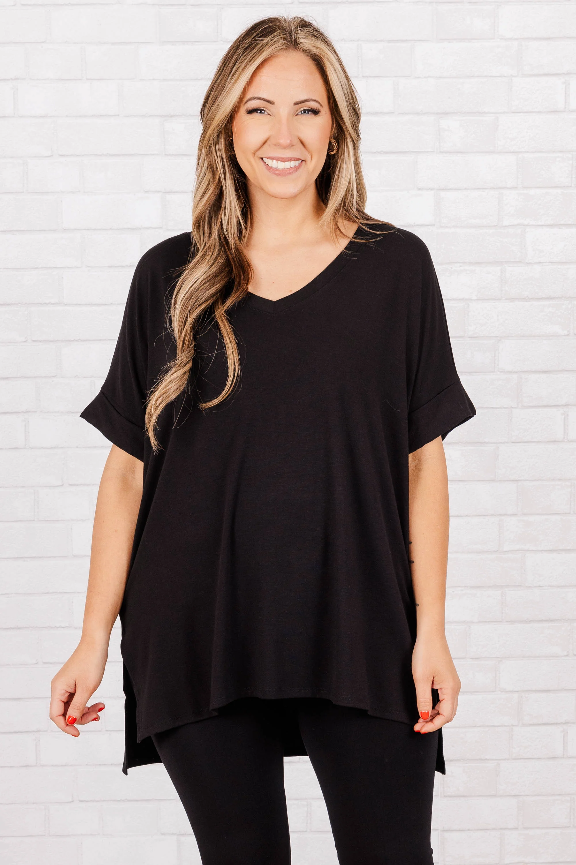 Comfy Travels Top, Black - Giverhouse