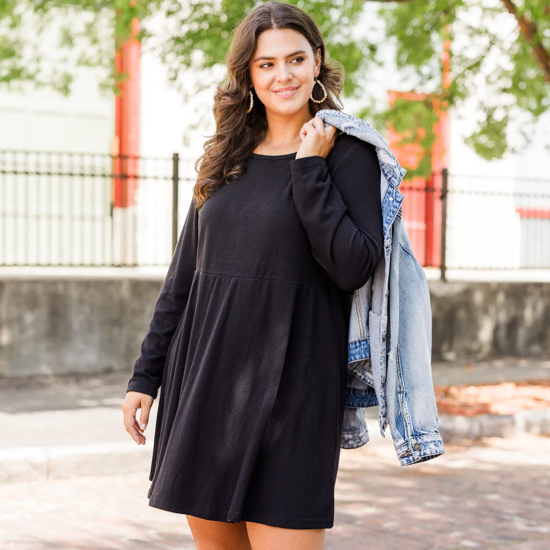 Reaching For The Stars Dress, Black - Giverhouse