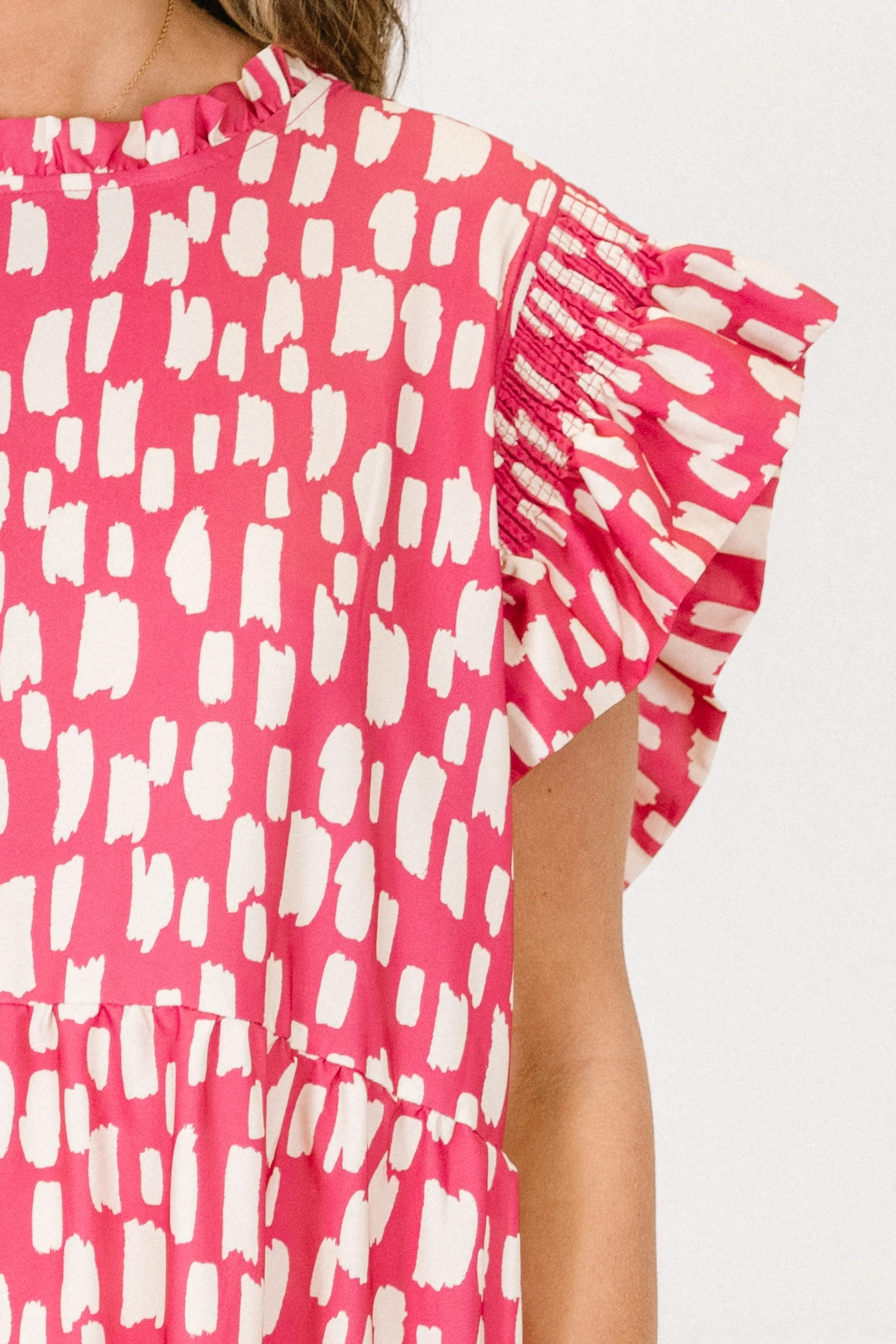 Mossy Meadows Maxi Dress, Hot Pink - Giverhouse