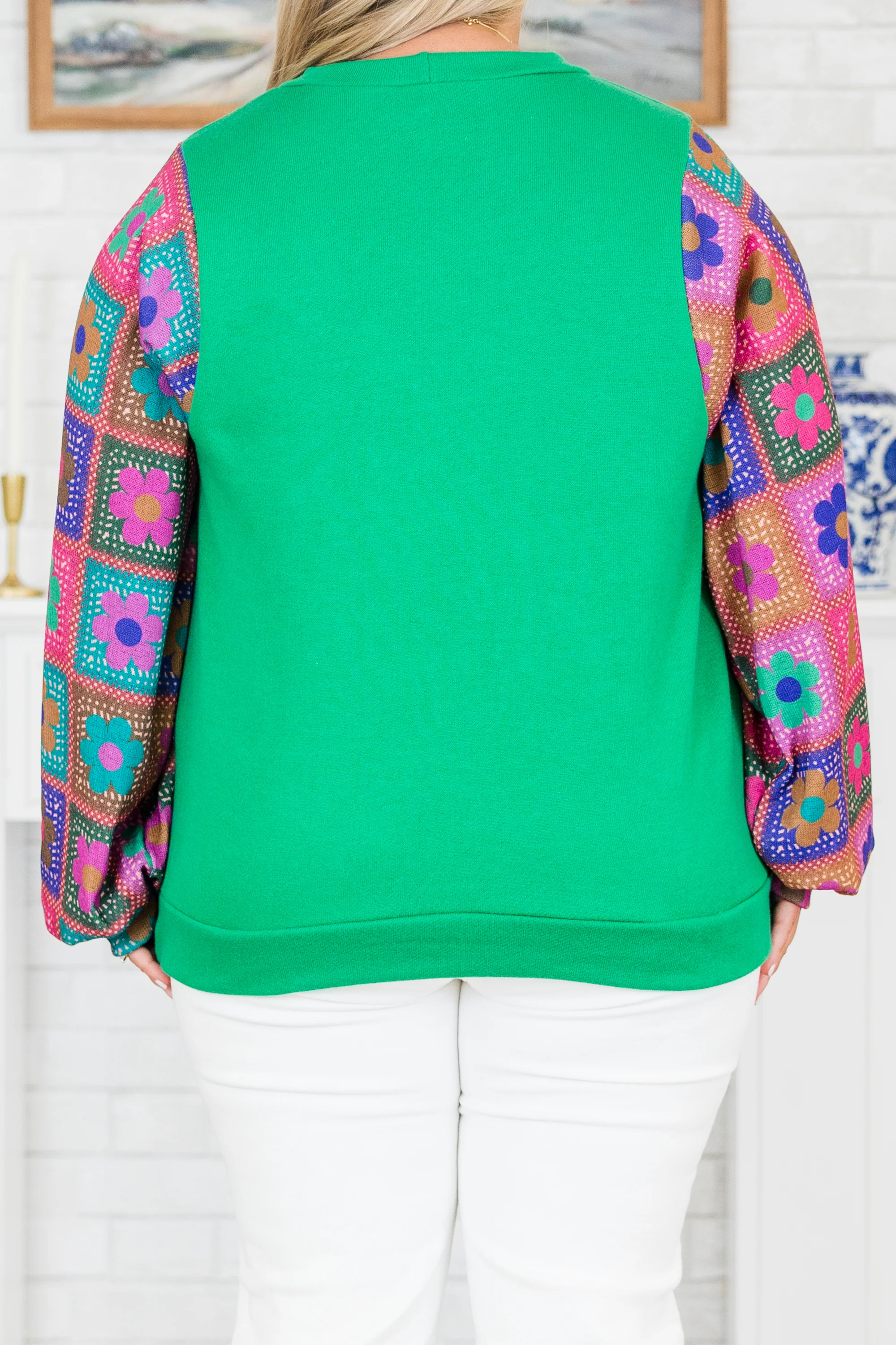 I'll Think About It Top, Kelly Green - Giverhouse