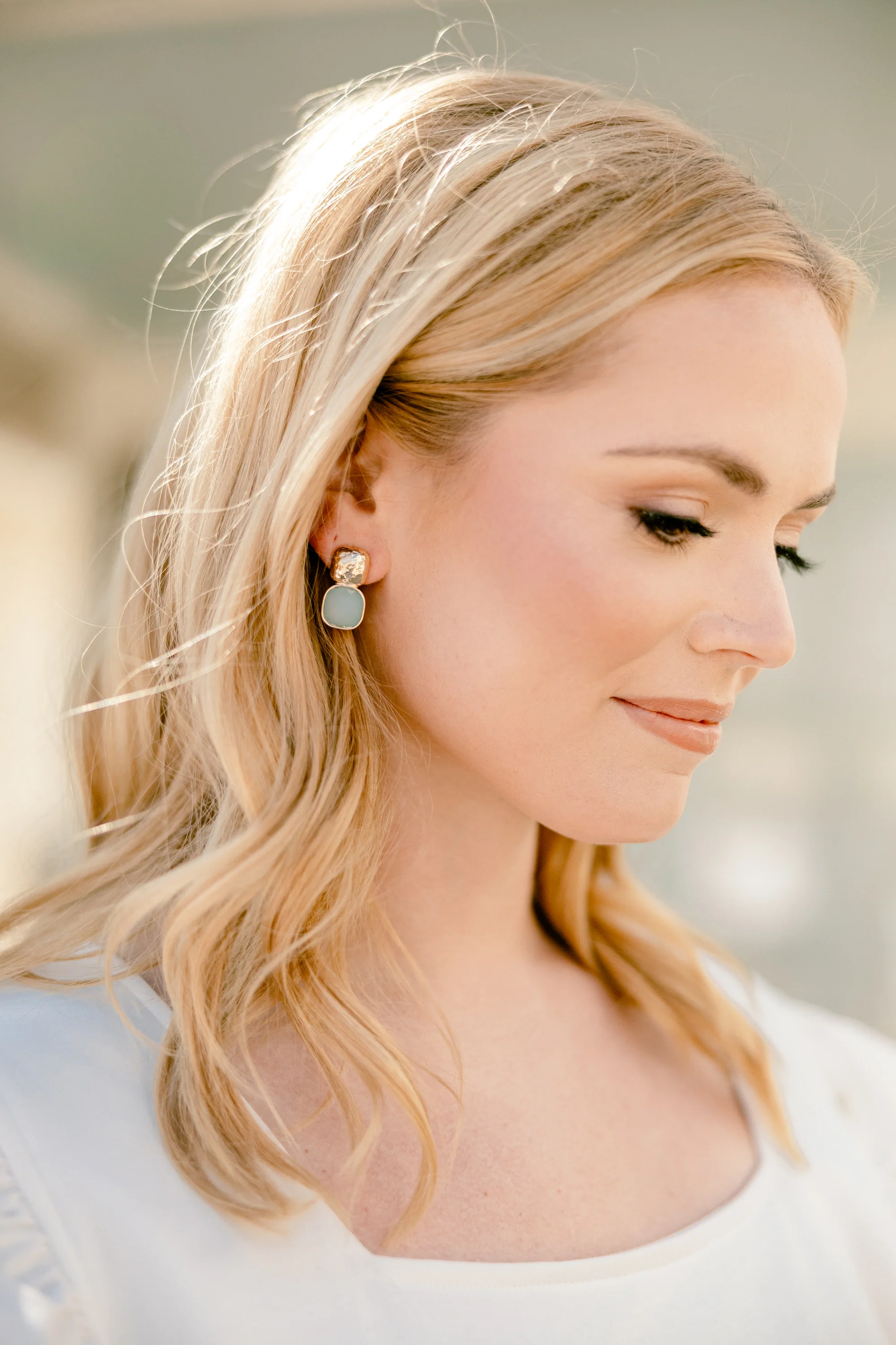 Sable Bloom Earrings, Blue - Giverhouse