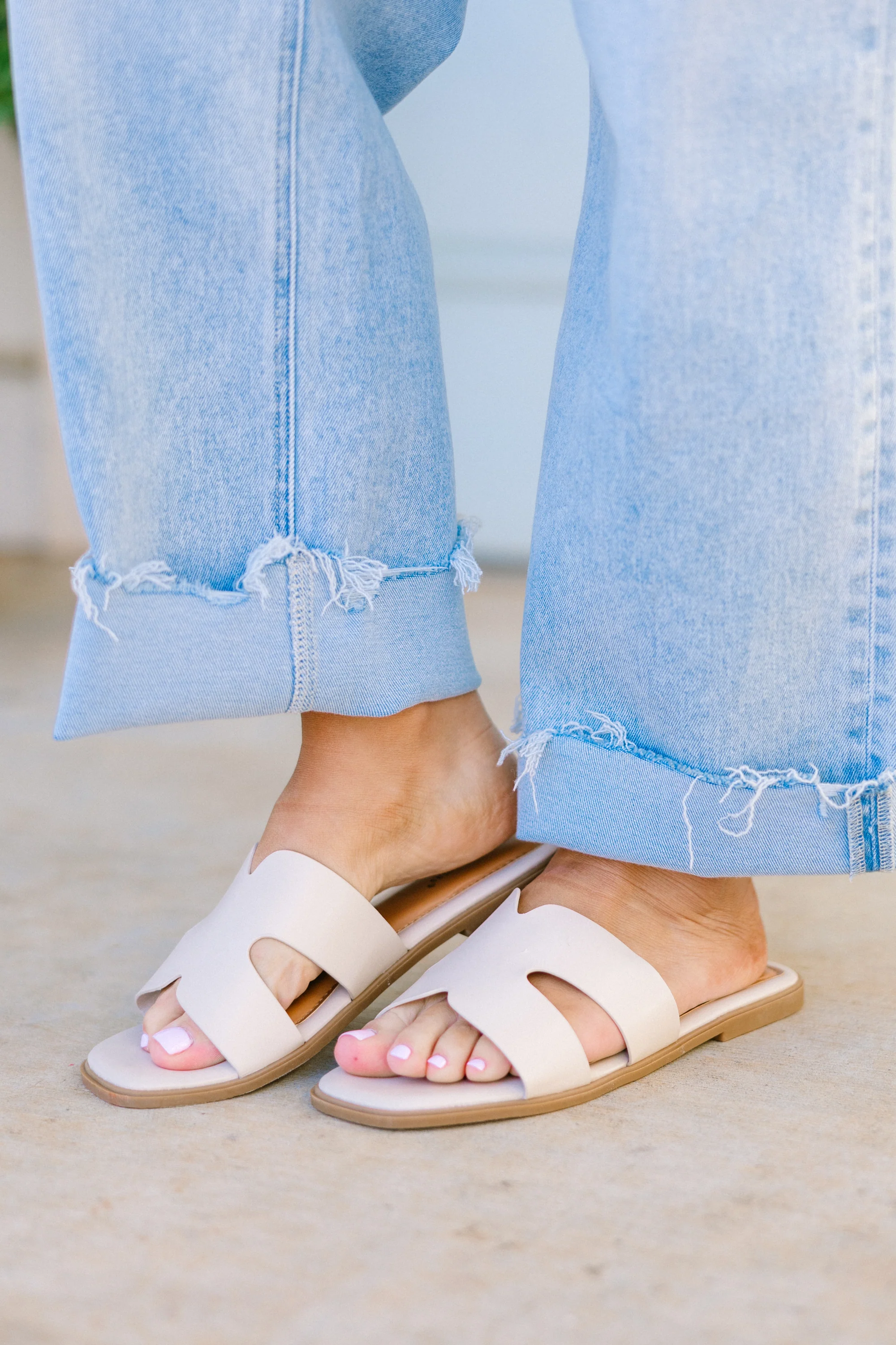 Palm Shores Sandals, Nude - Giverhouse