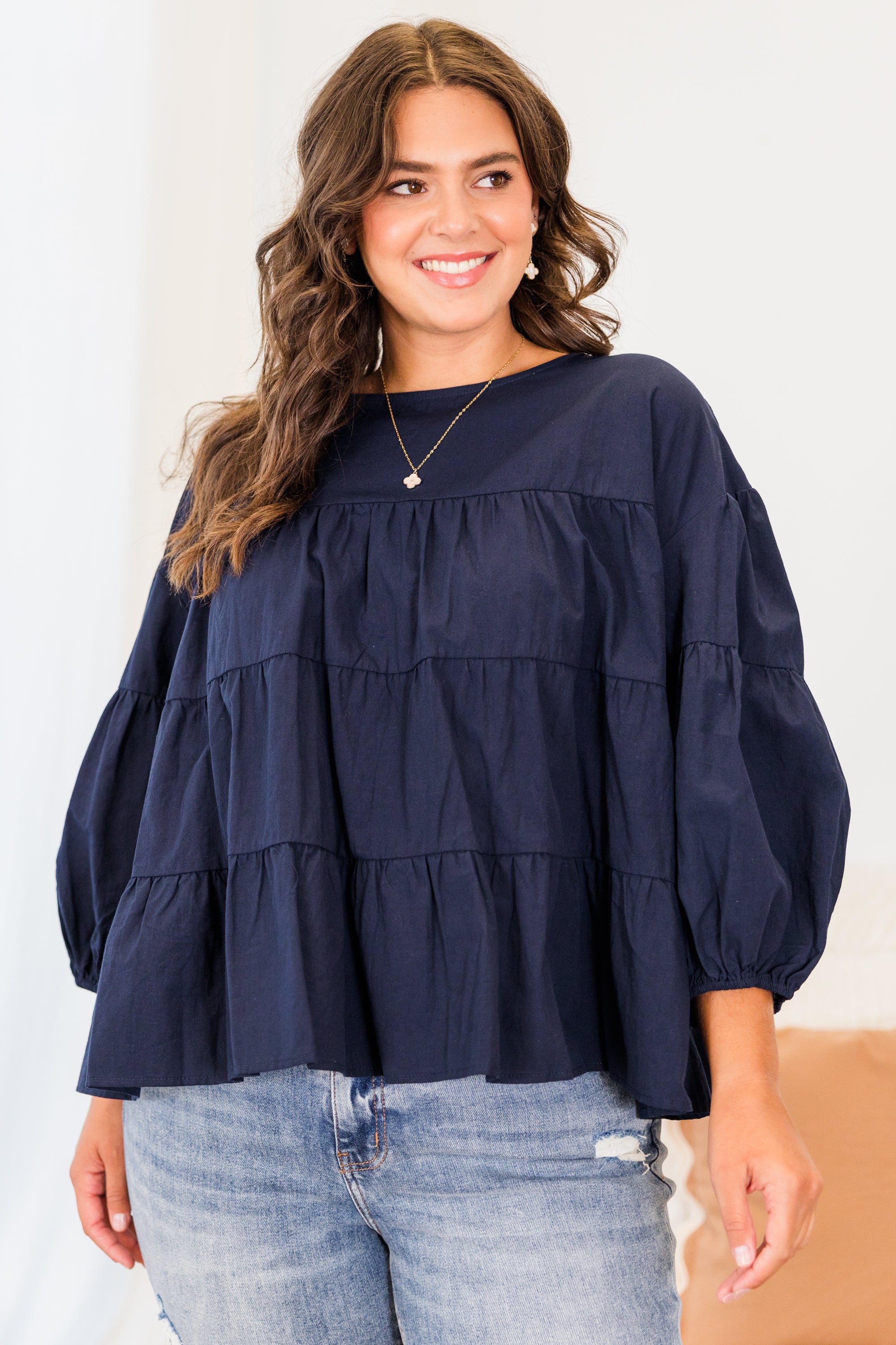 You Look So Perfect Top, Blue - Giverhouse