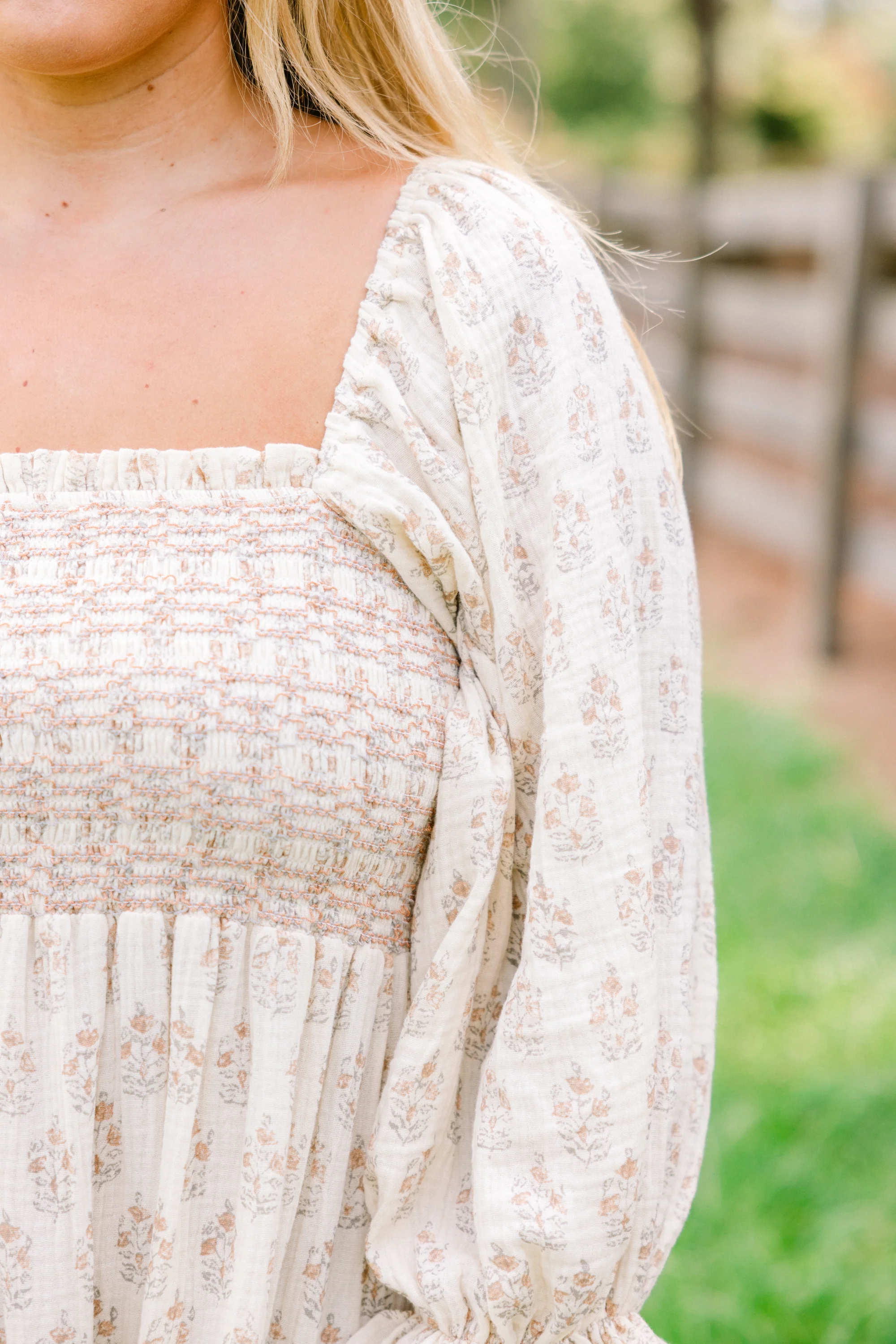 Wonderful Wildflower Dress, Cream - Giverhouse