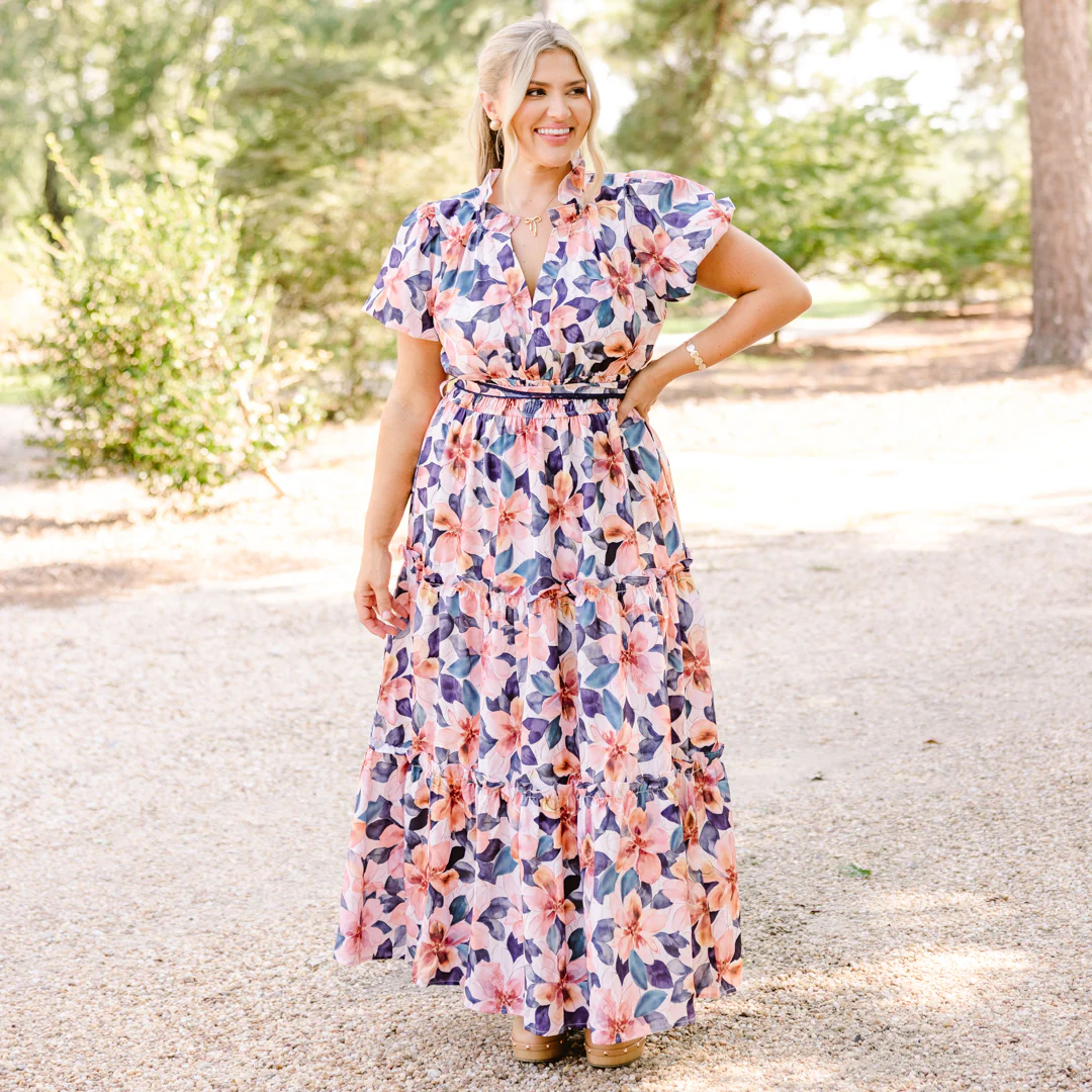 Risk Taker Dress, White-Navy - Giverhouse