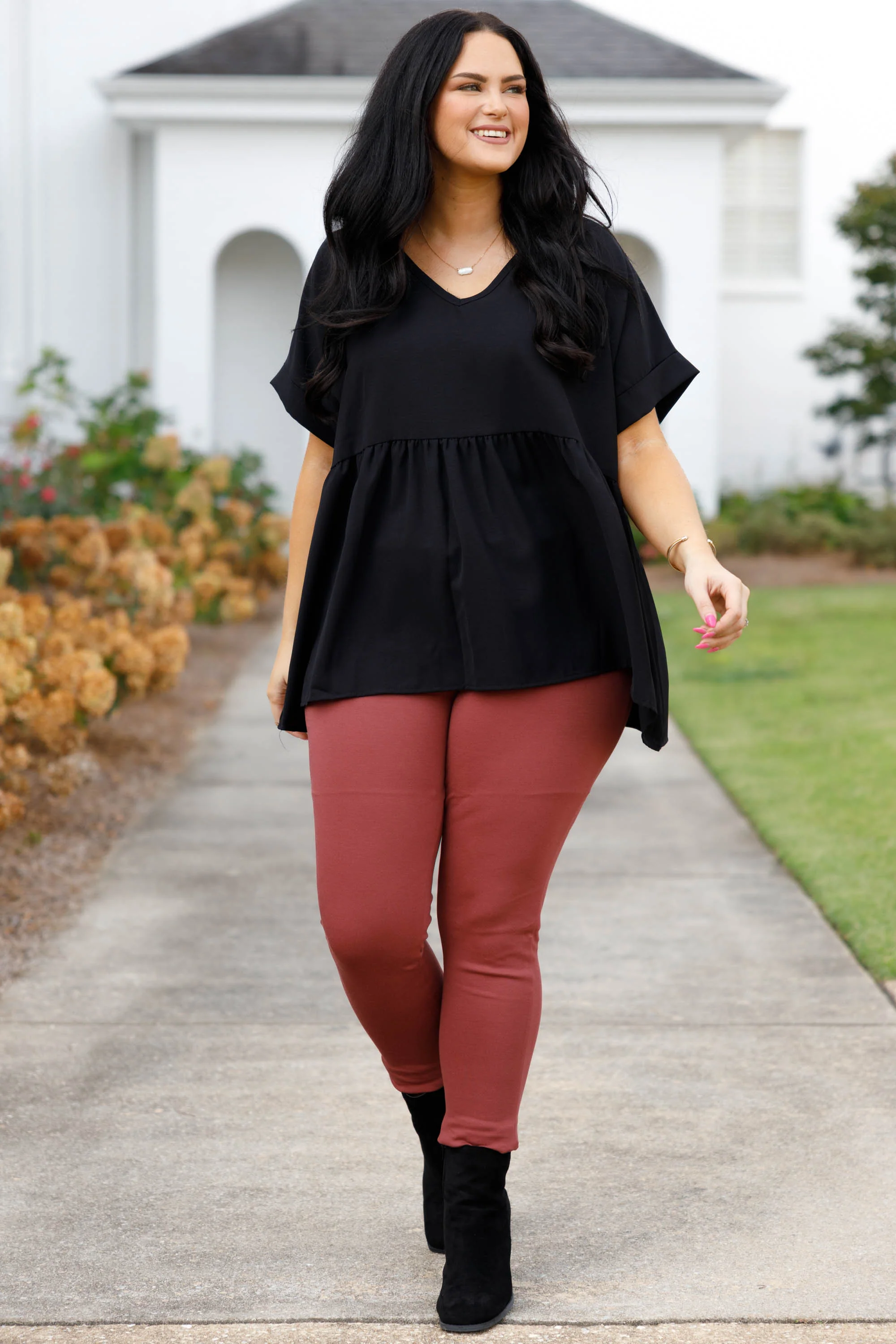 Beyond Basic Pants, Marsala - Giverhouse