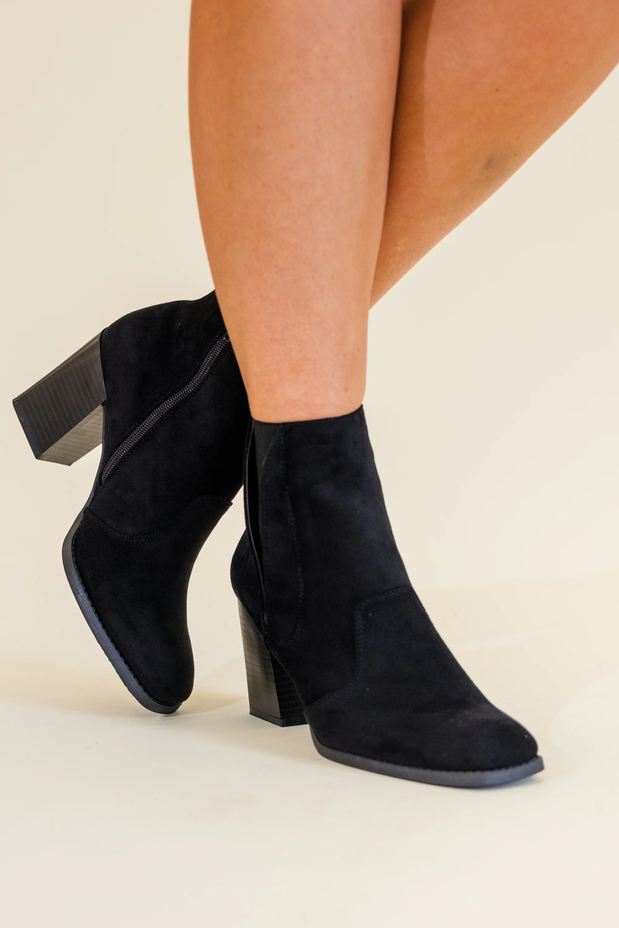 Basic Needs Booties, Black - Giverhouse