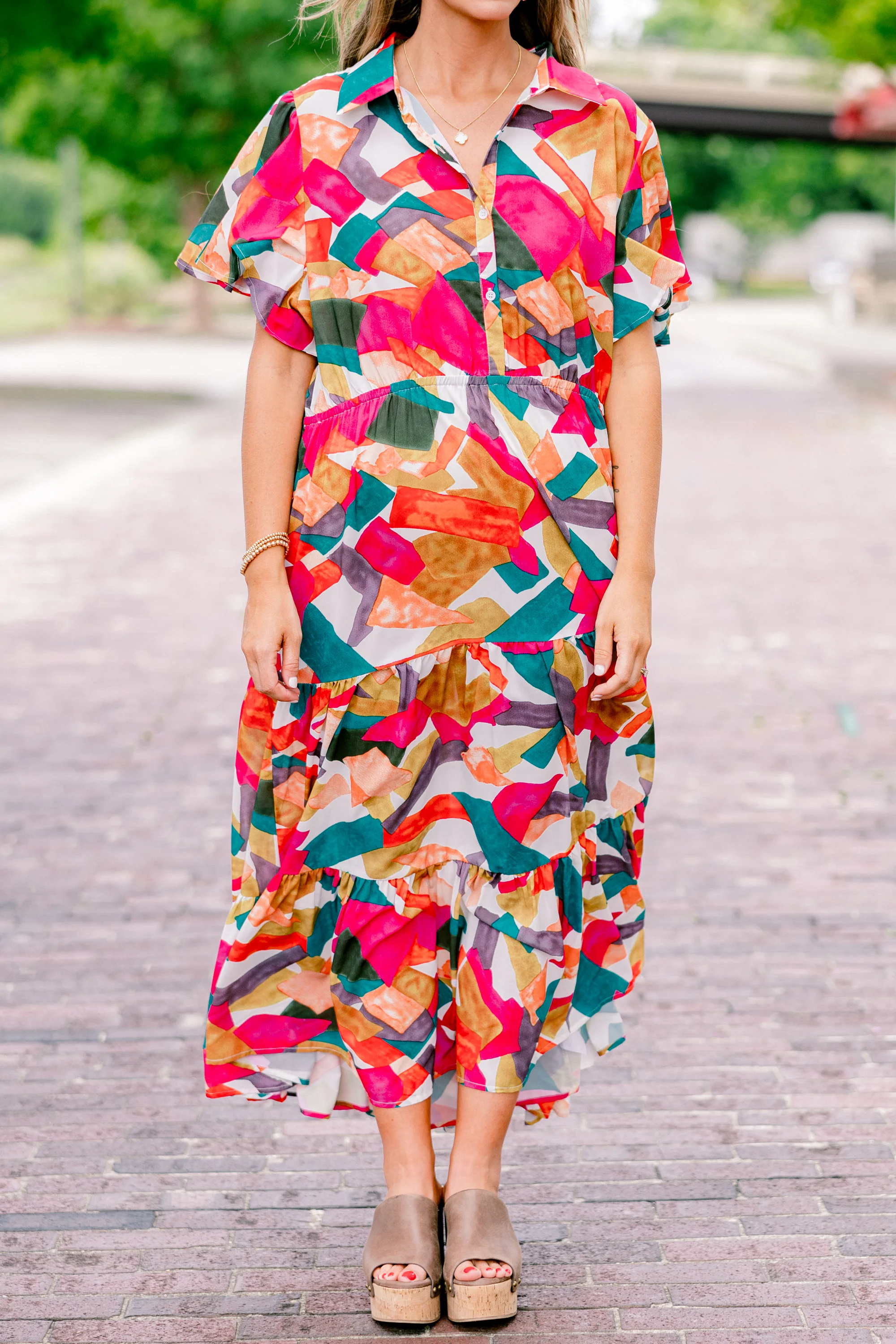 Just Takes Time Dress, Rust - Giverhouse