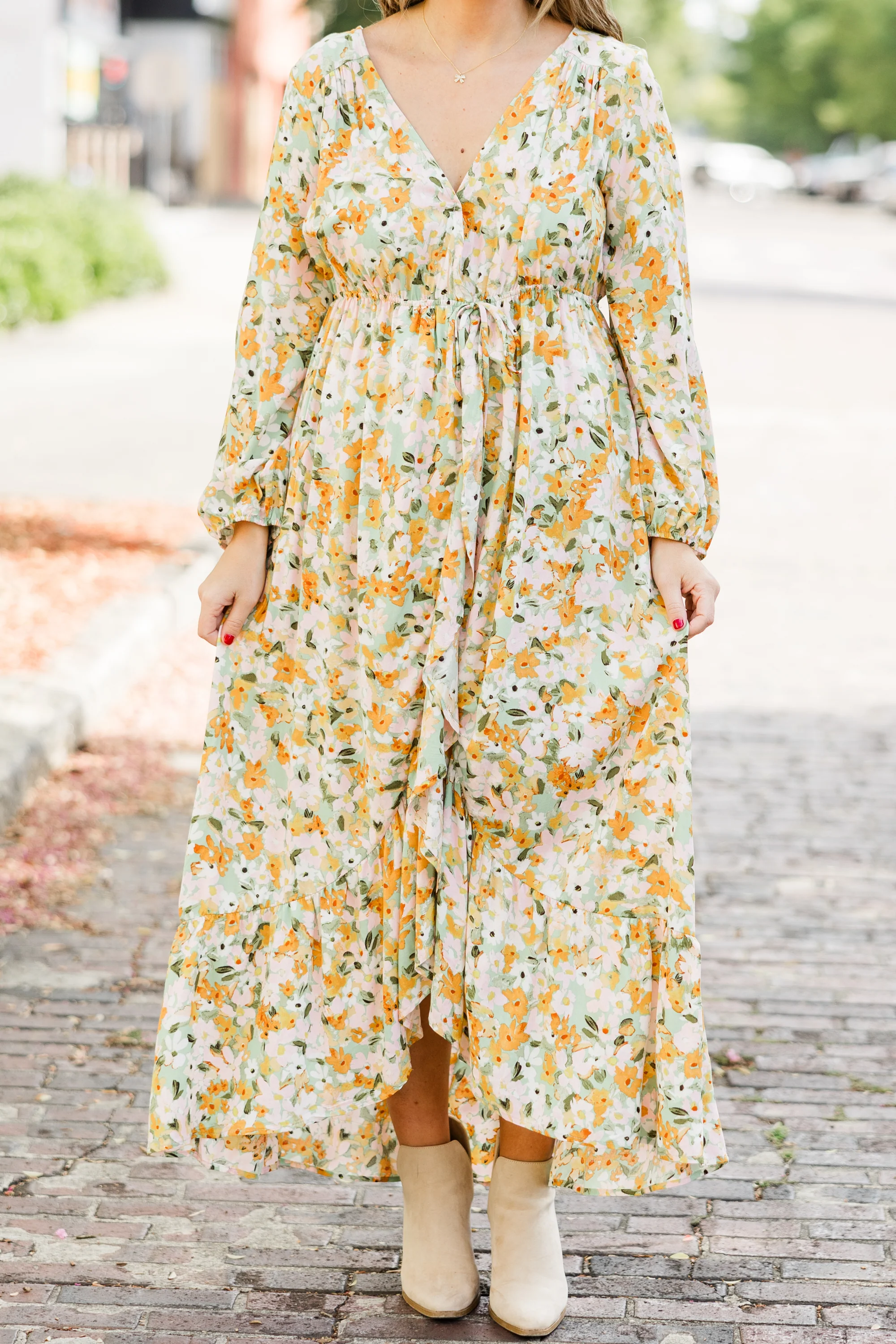 Talking Bout' My Girl Dress, Yellow - Giverhouse