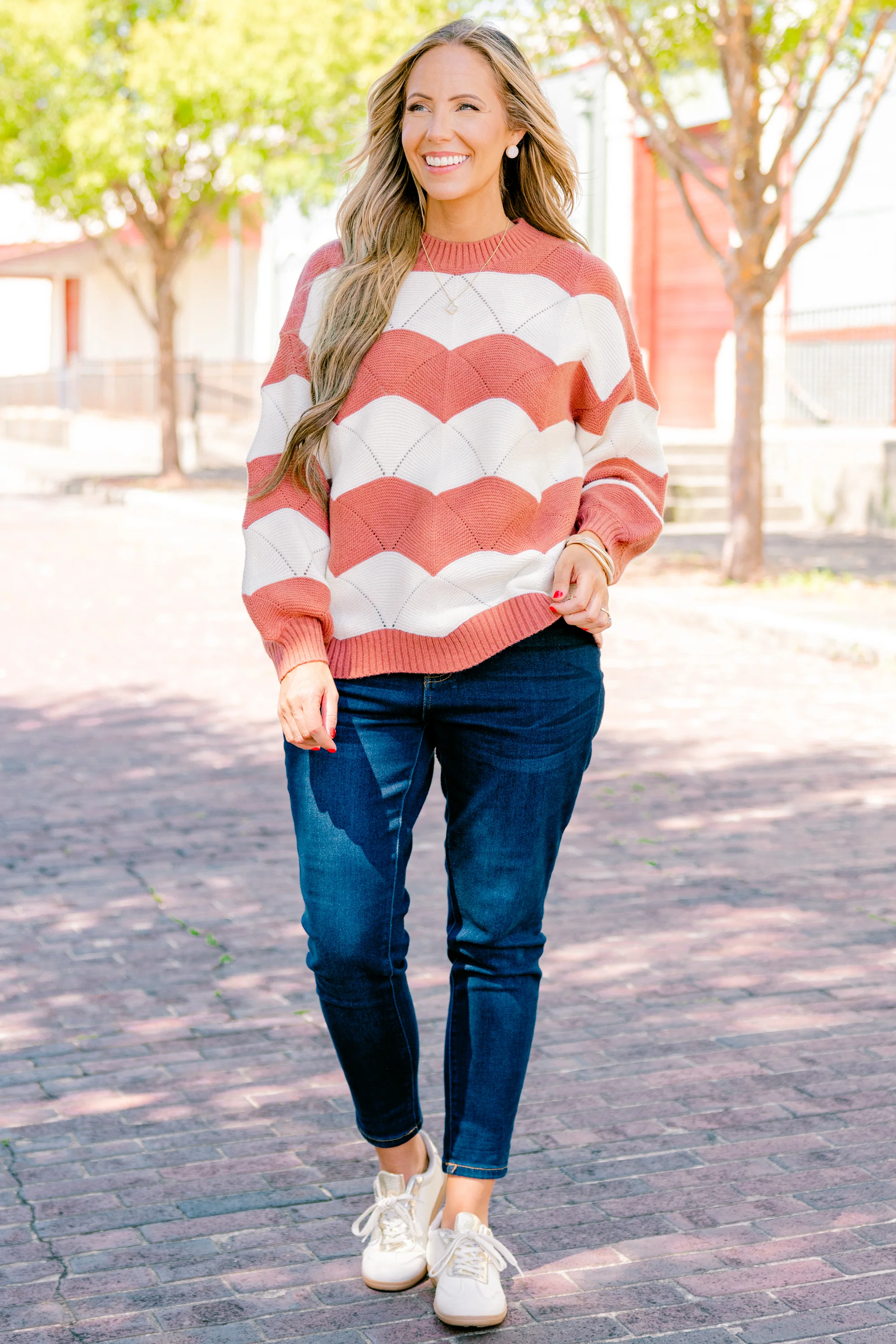 Watching The Stars Sweater, Brown - Giverhouse