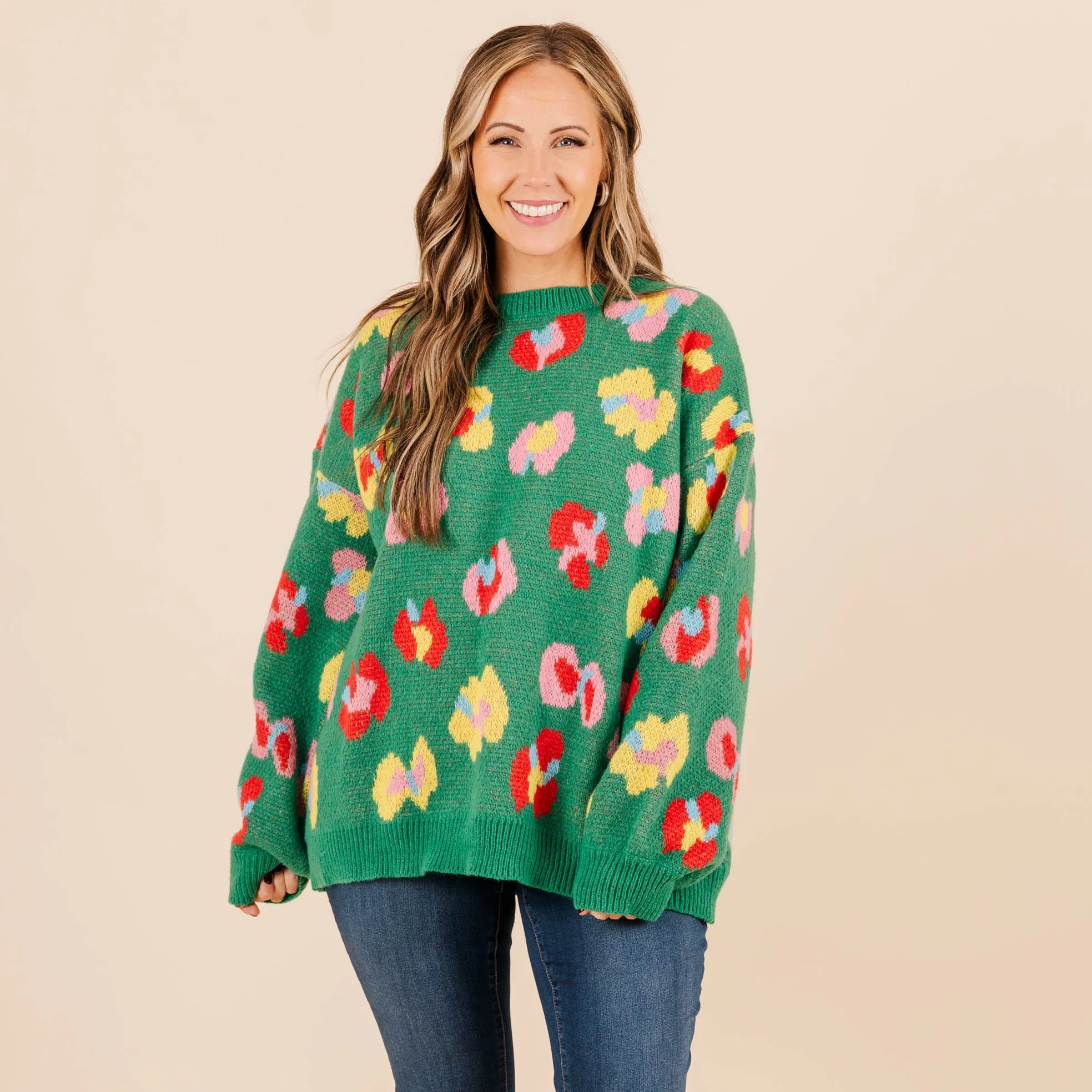 Well Timed Pause Sweater, Pine Green - Giverhouse