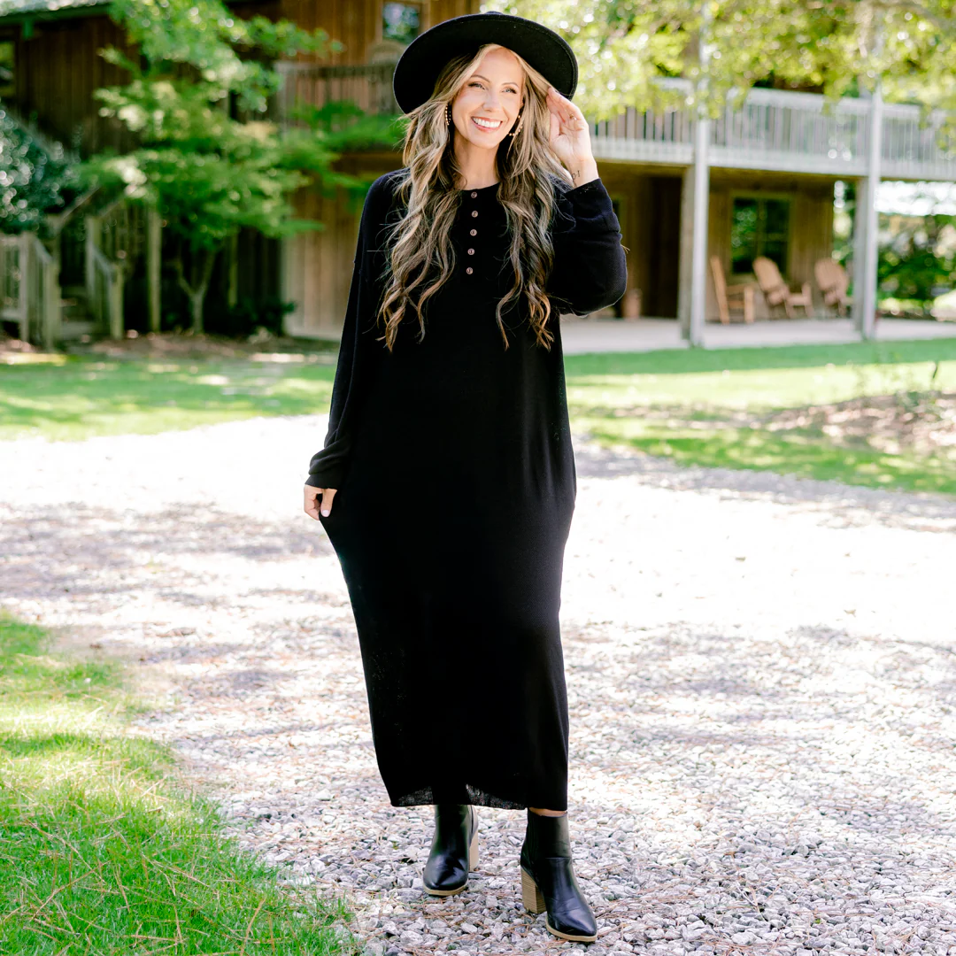 One Happy Day Dress, Black - Giverhouse