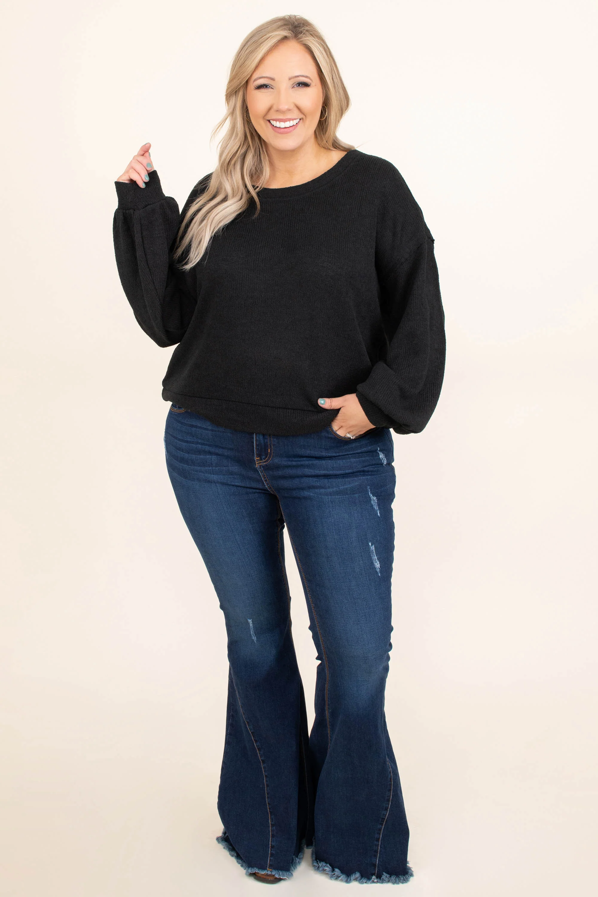 South For The Winter Sweater, Black - Giverhouse