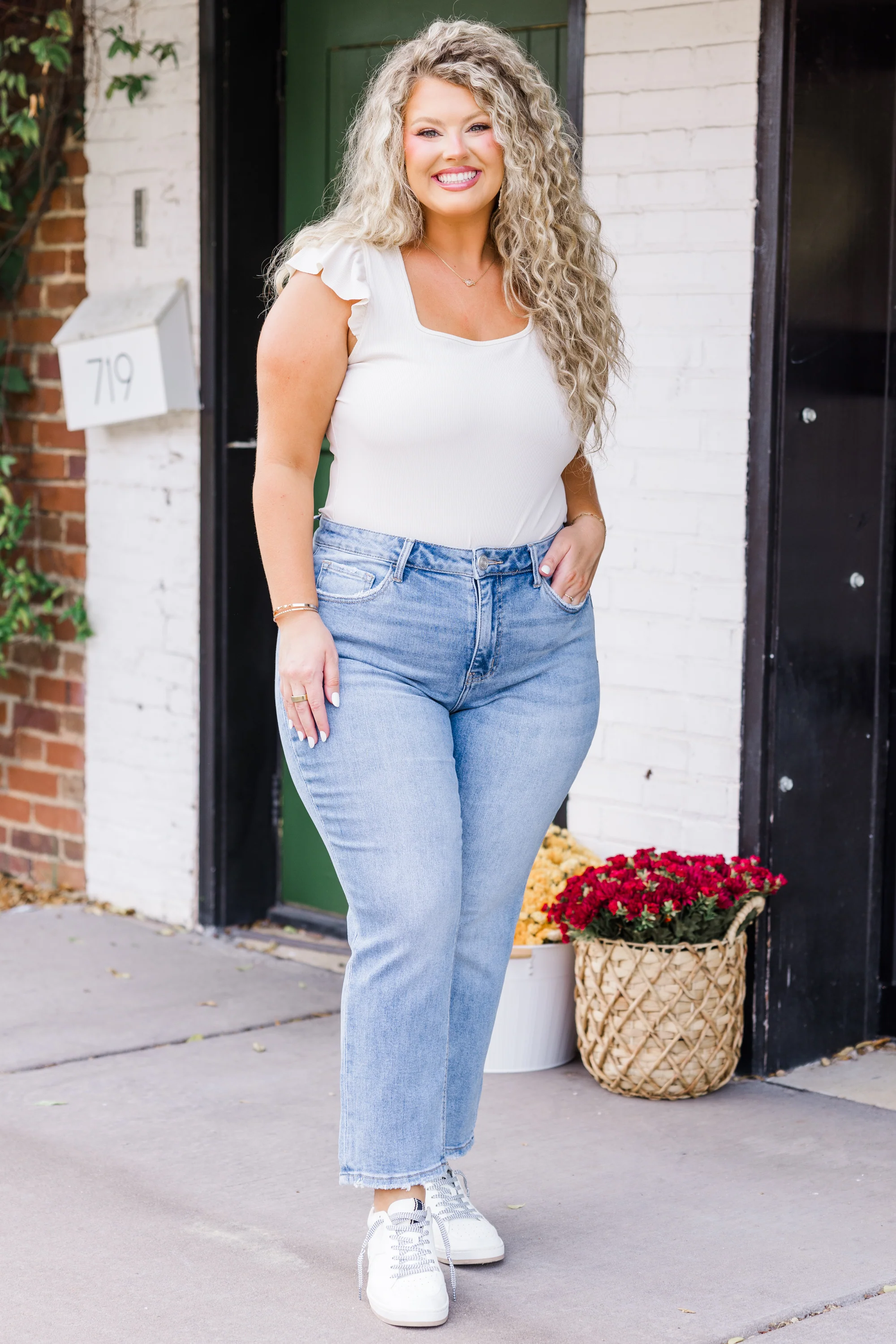 Hazy Days Jeans, Light Wash - Giverhouse