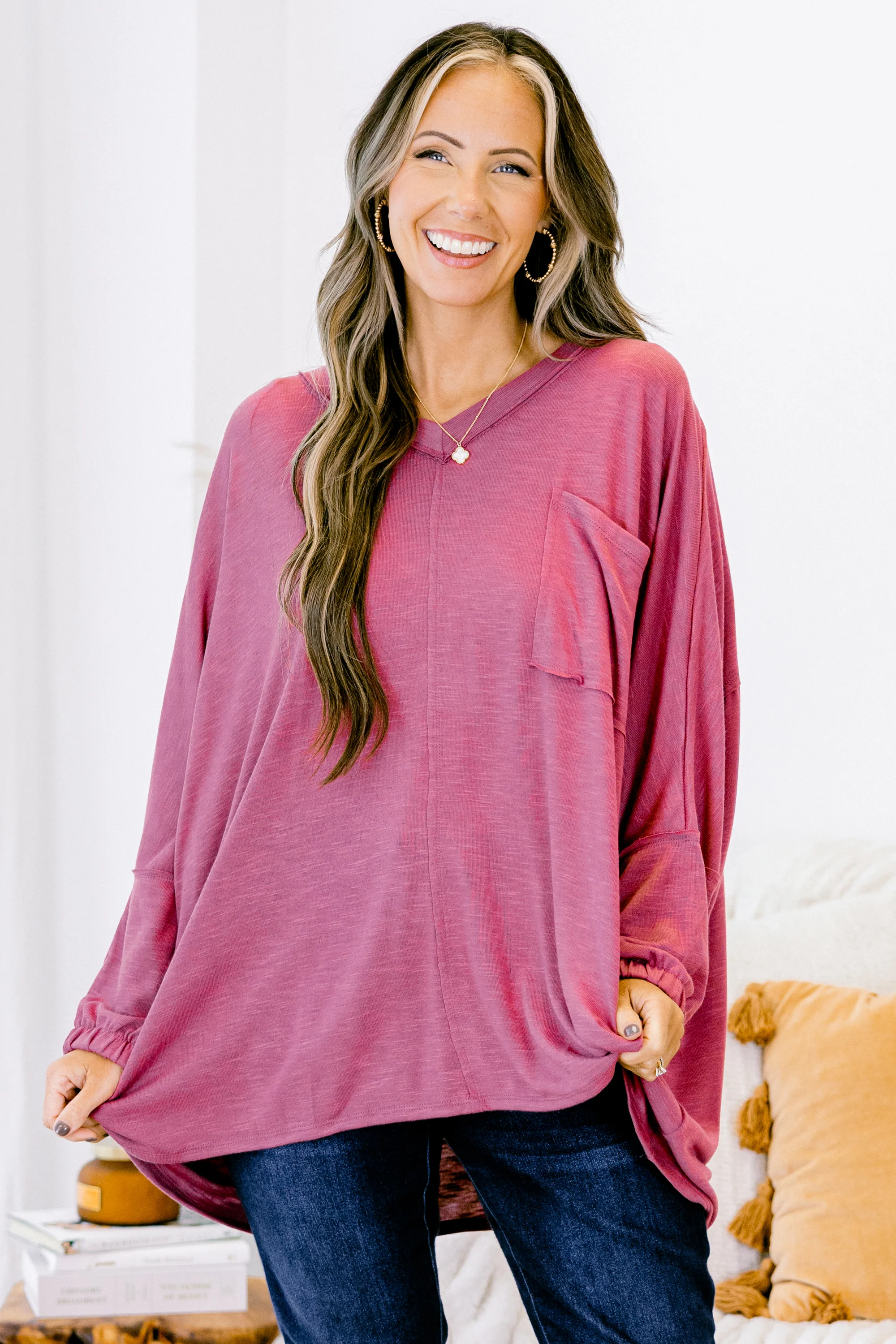 Say The Words Top, Autumn Rose - Giverhouse