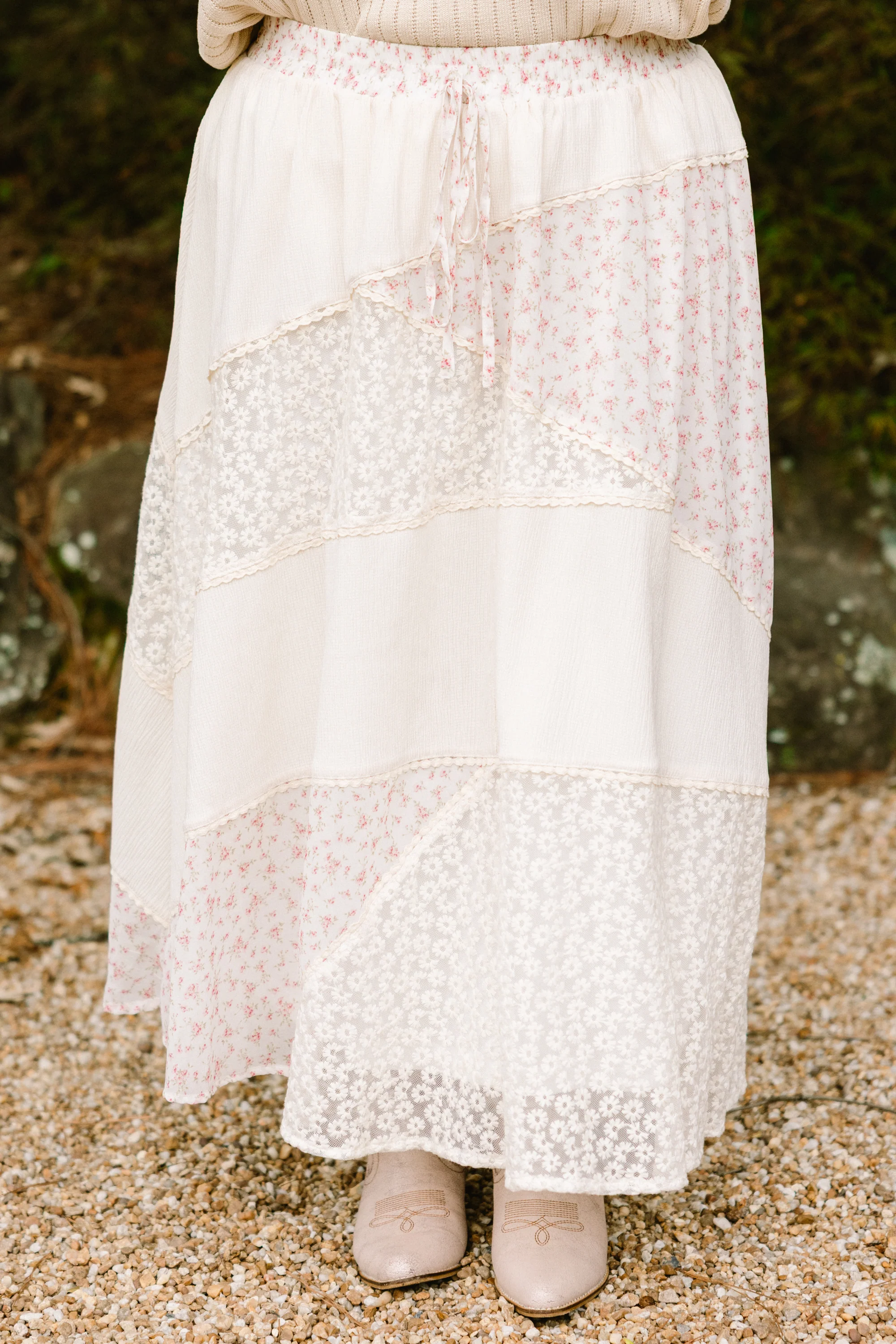 Light Of My Life Skirt, Cream - Giverhouse