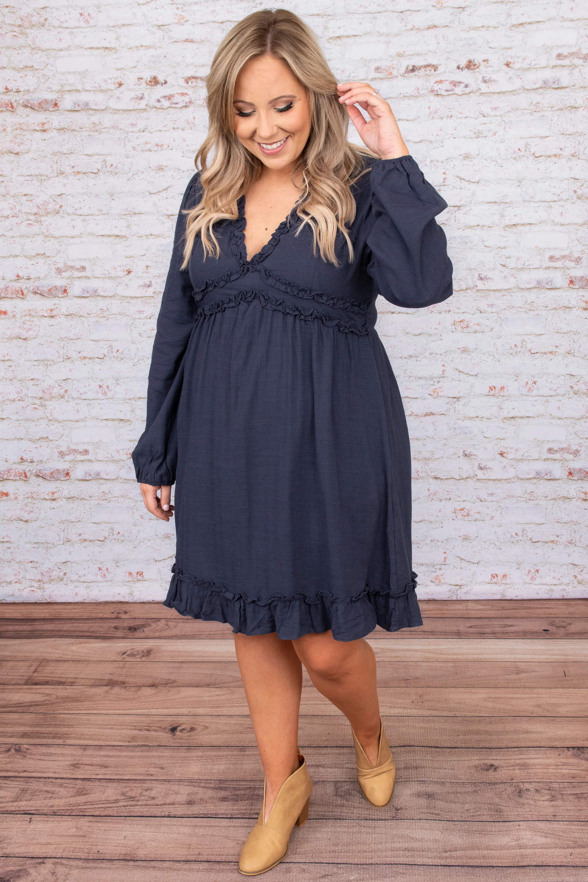 Tender Love Dress, Navy - Giverhouse