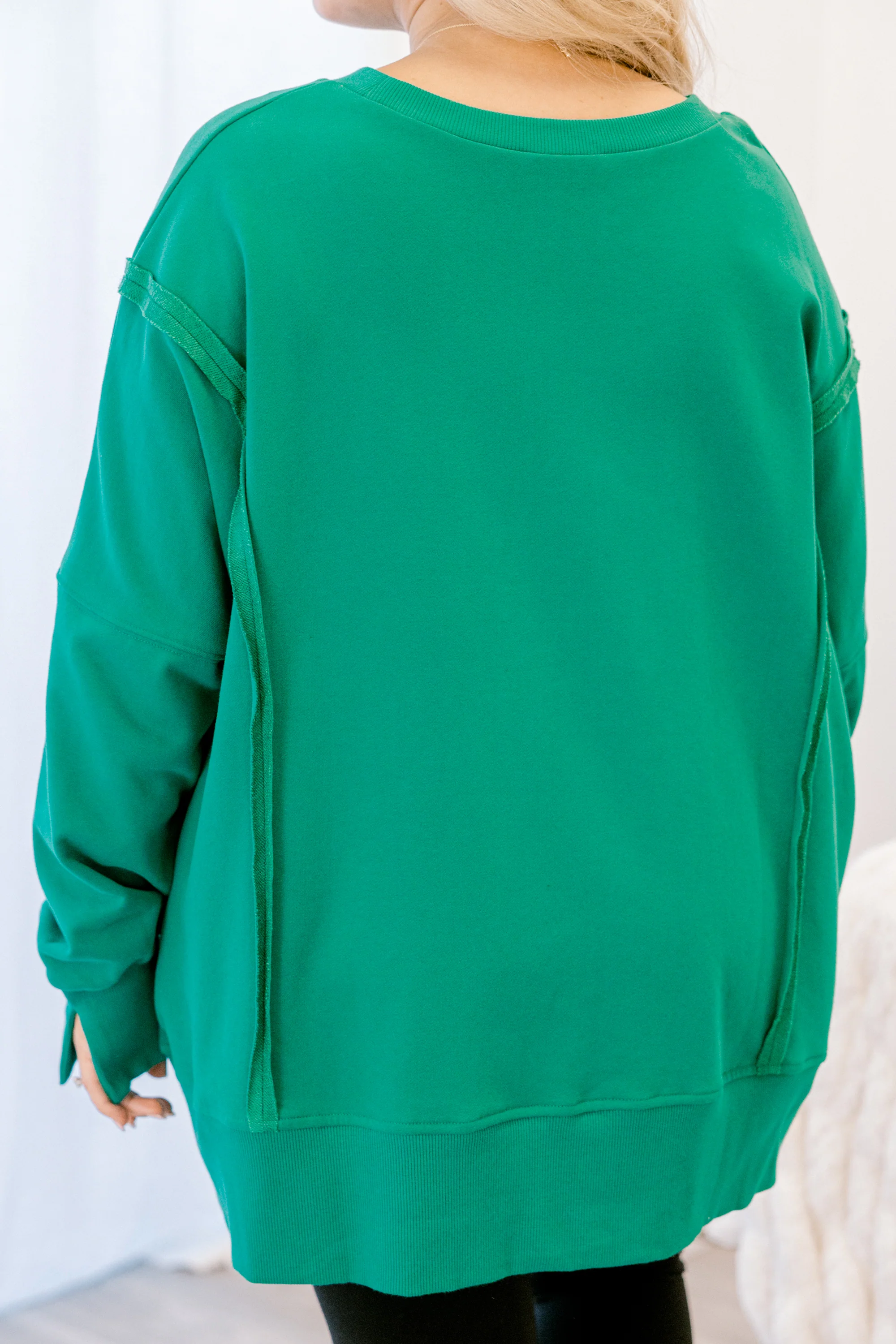 Sunset Glow Pullover, Emerald - Giverhouse