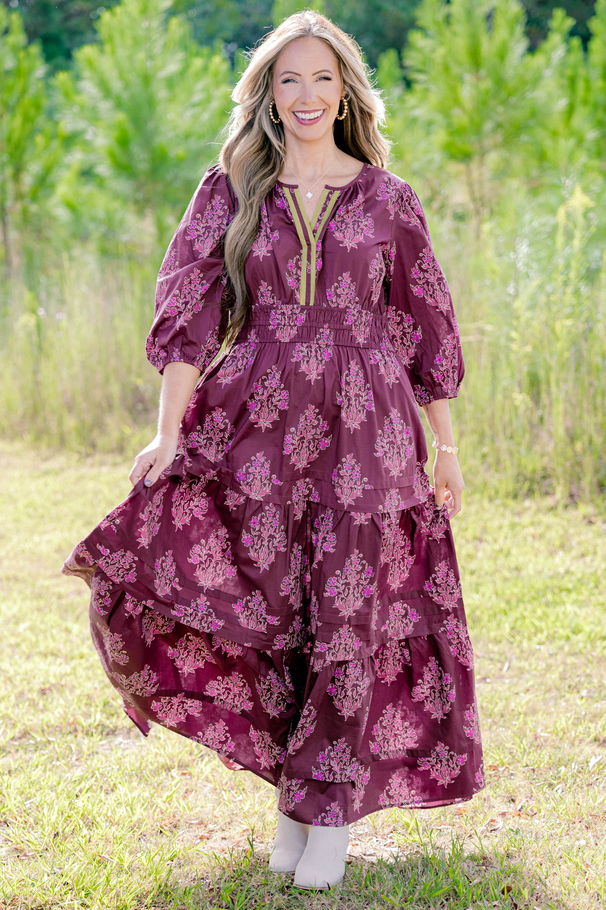 You Remind Me Dress, Purple - Giverhouse