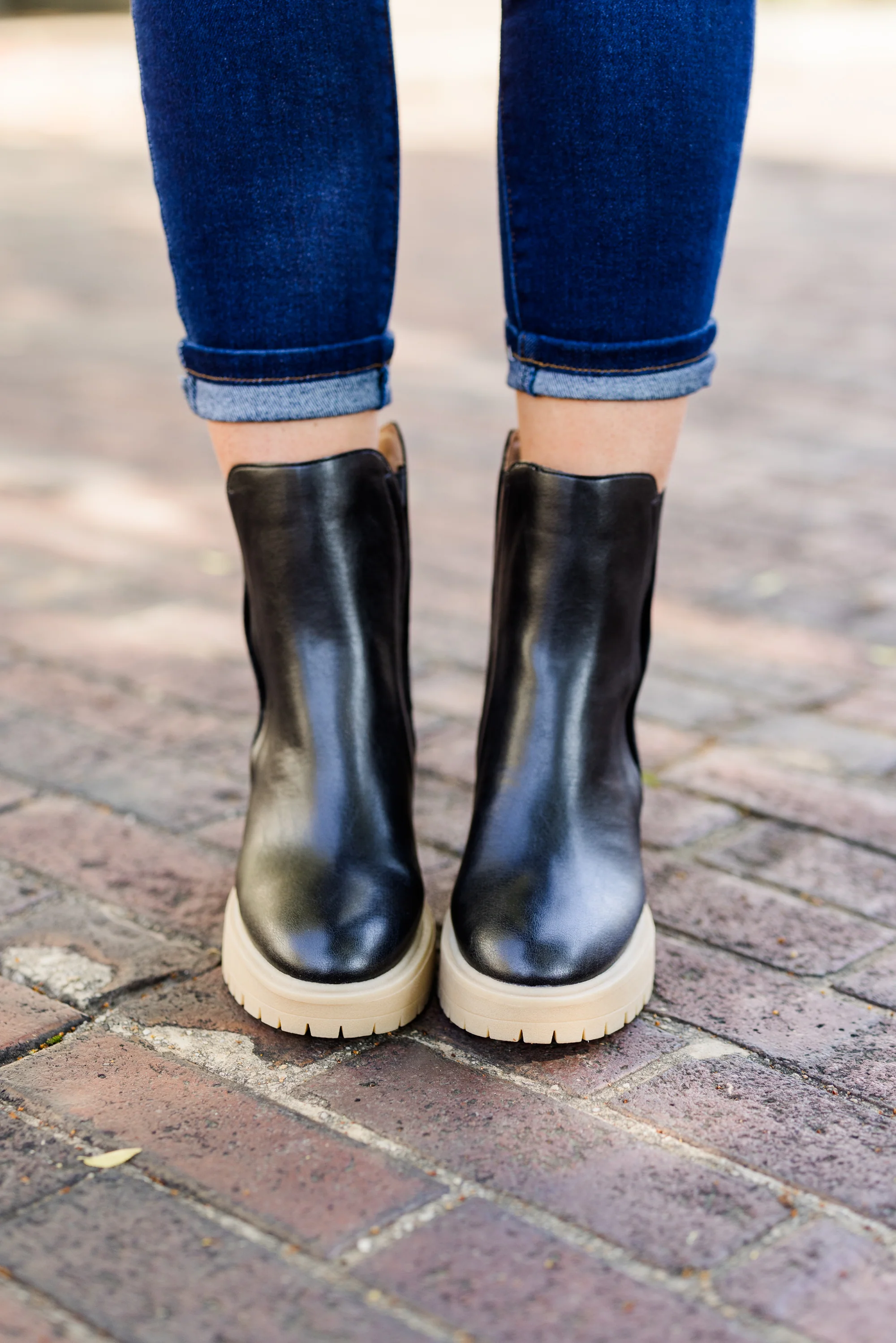 Go My Own Way Booties, Black - Giverhouse