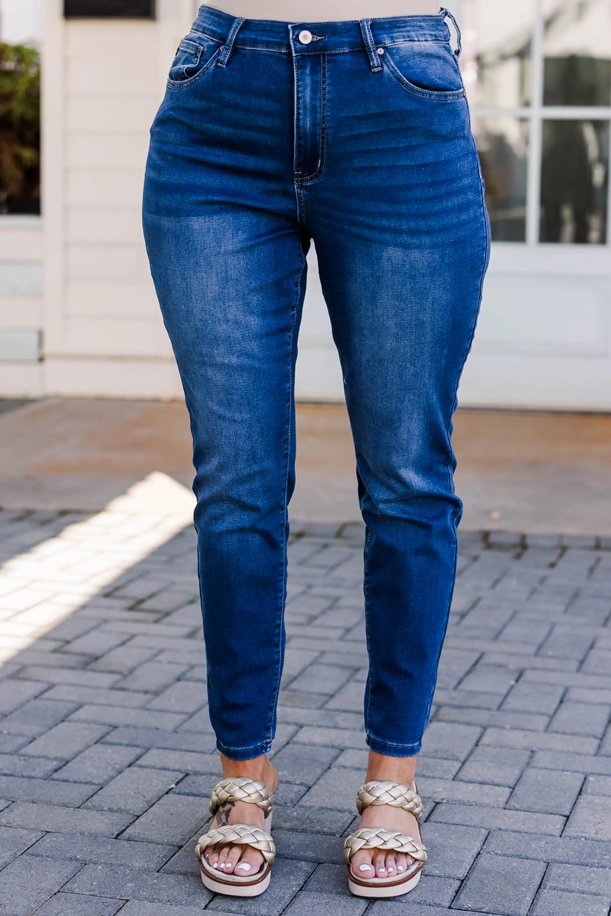 Learn As You Go Jeans, Medium Wash - Giverhouse