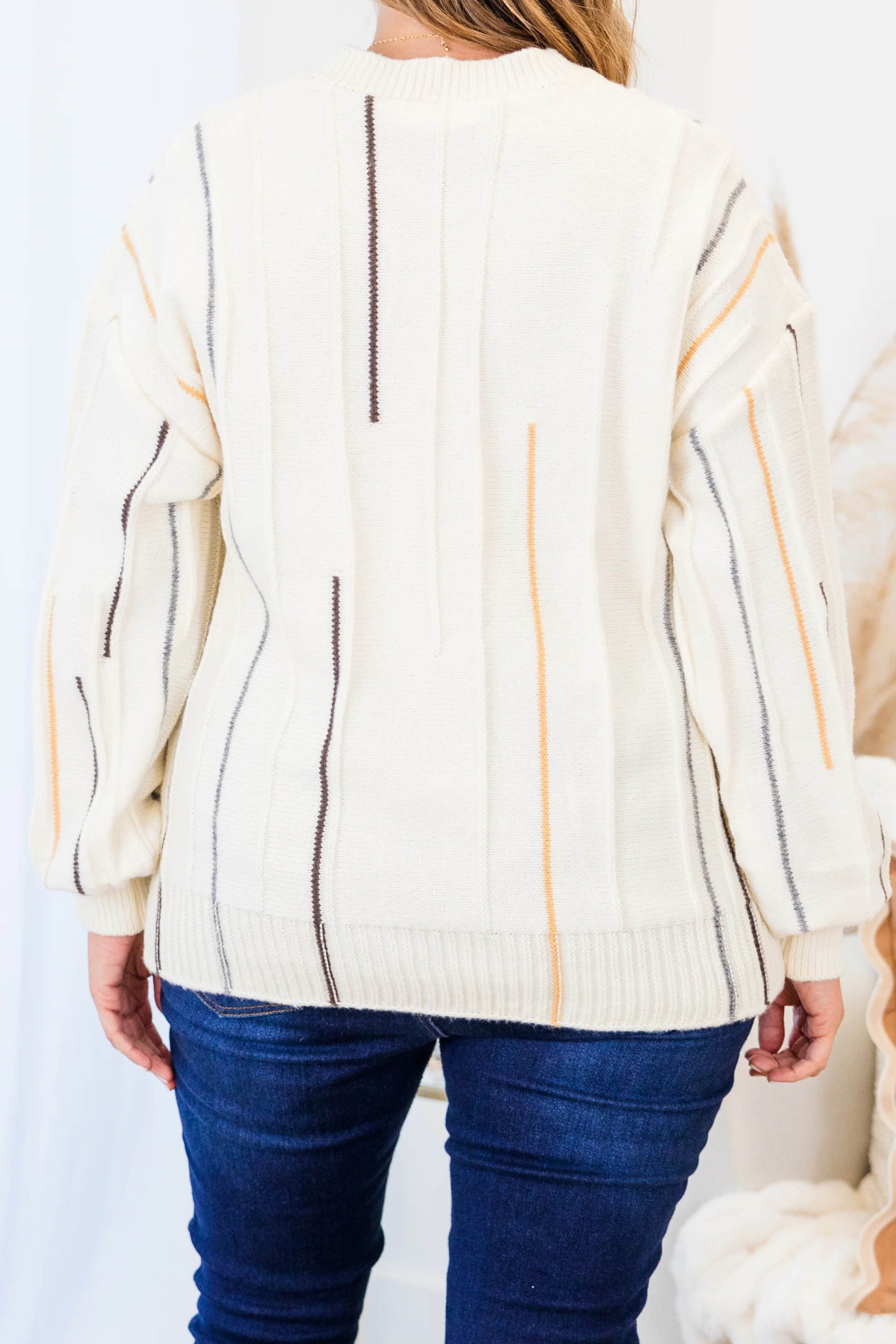 Sleepless Saturdays Sweater, White - Giverhouse