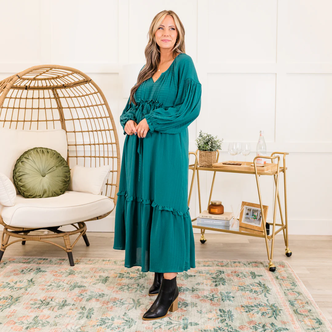 Tell Your Story Dress, Jade - Giverhouse