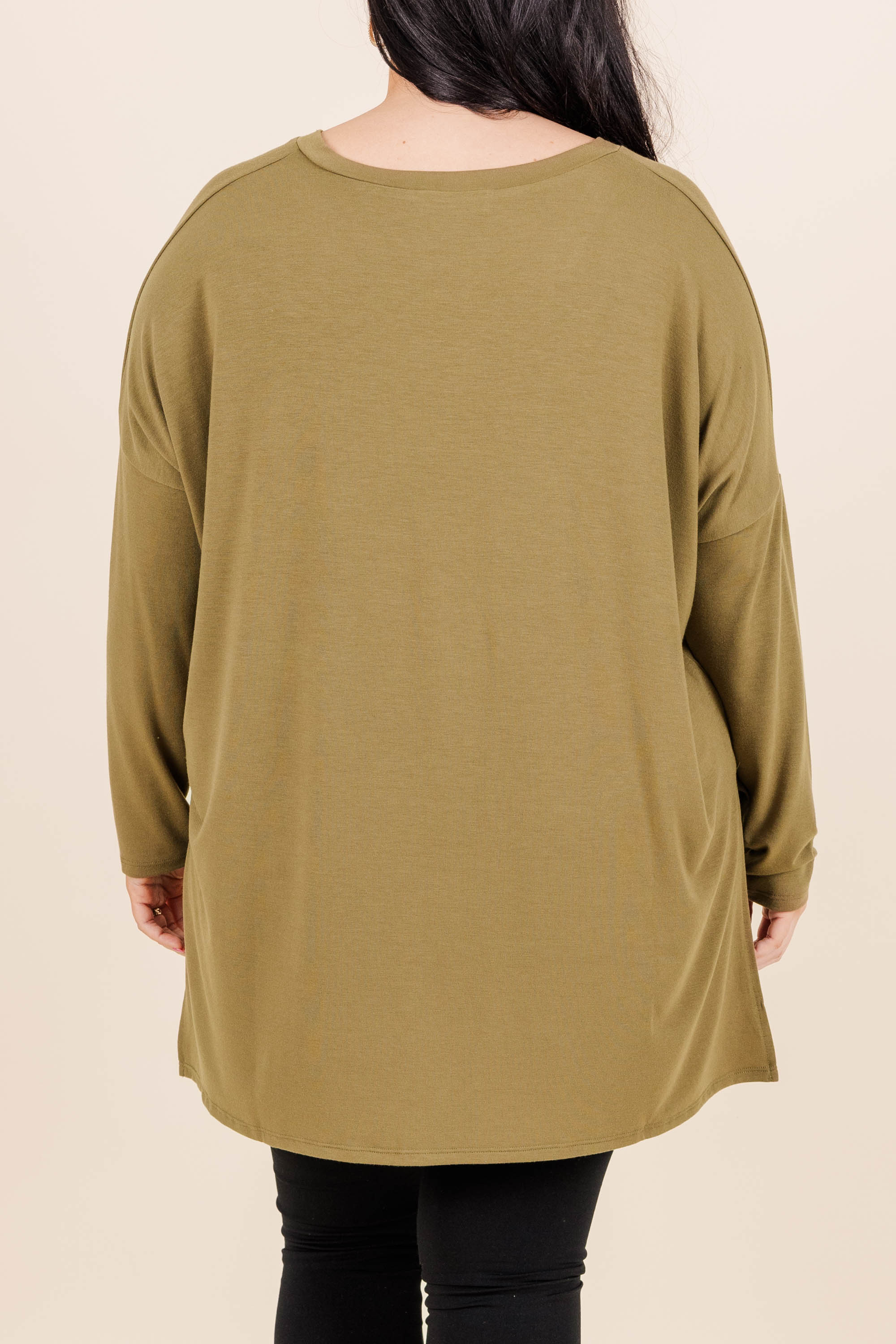 What About You Top, Dusty Olive - Giverhouse