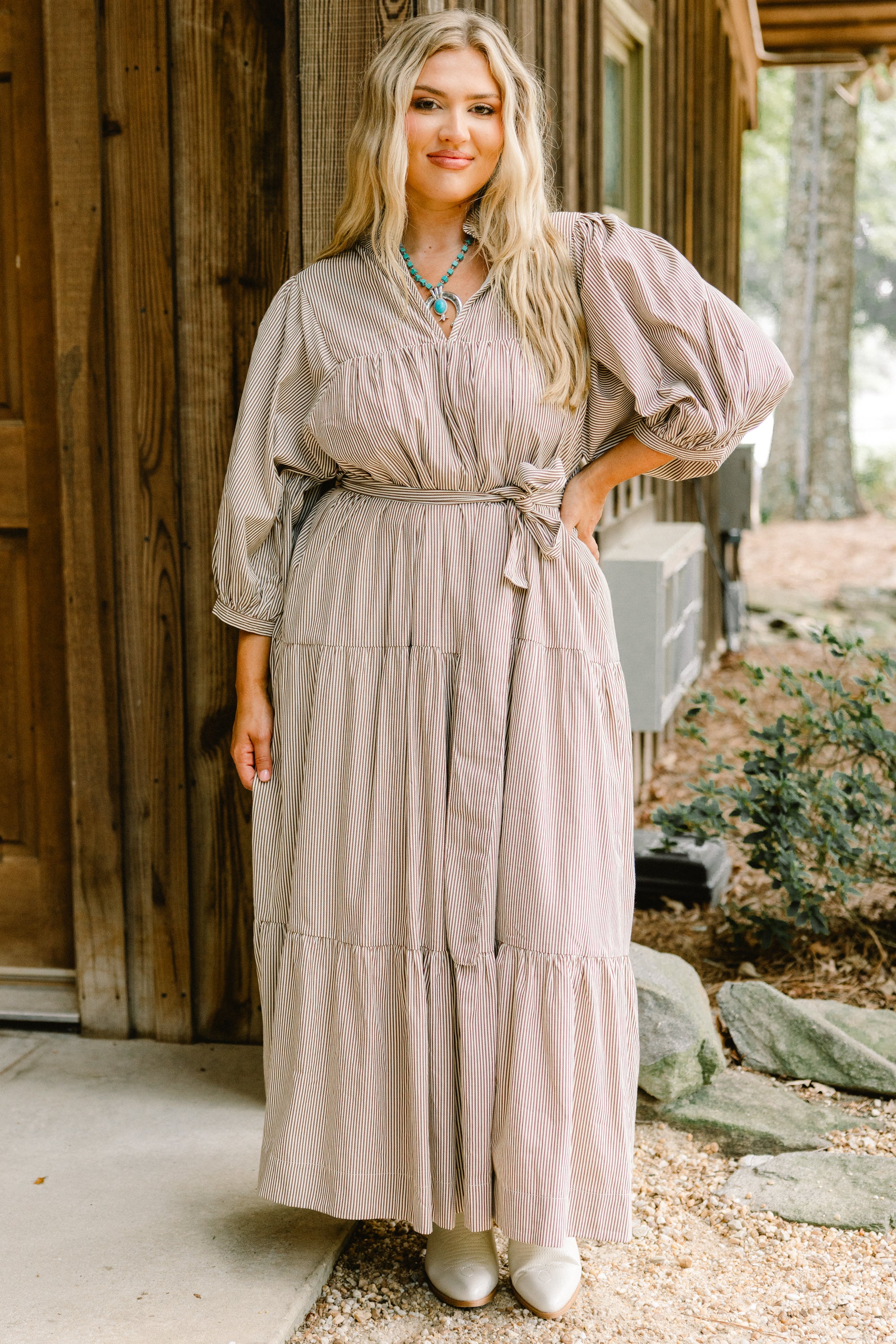 What It's All About Dress, Brown - Giverhouse