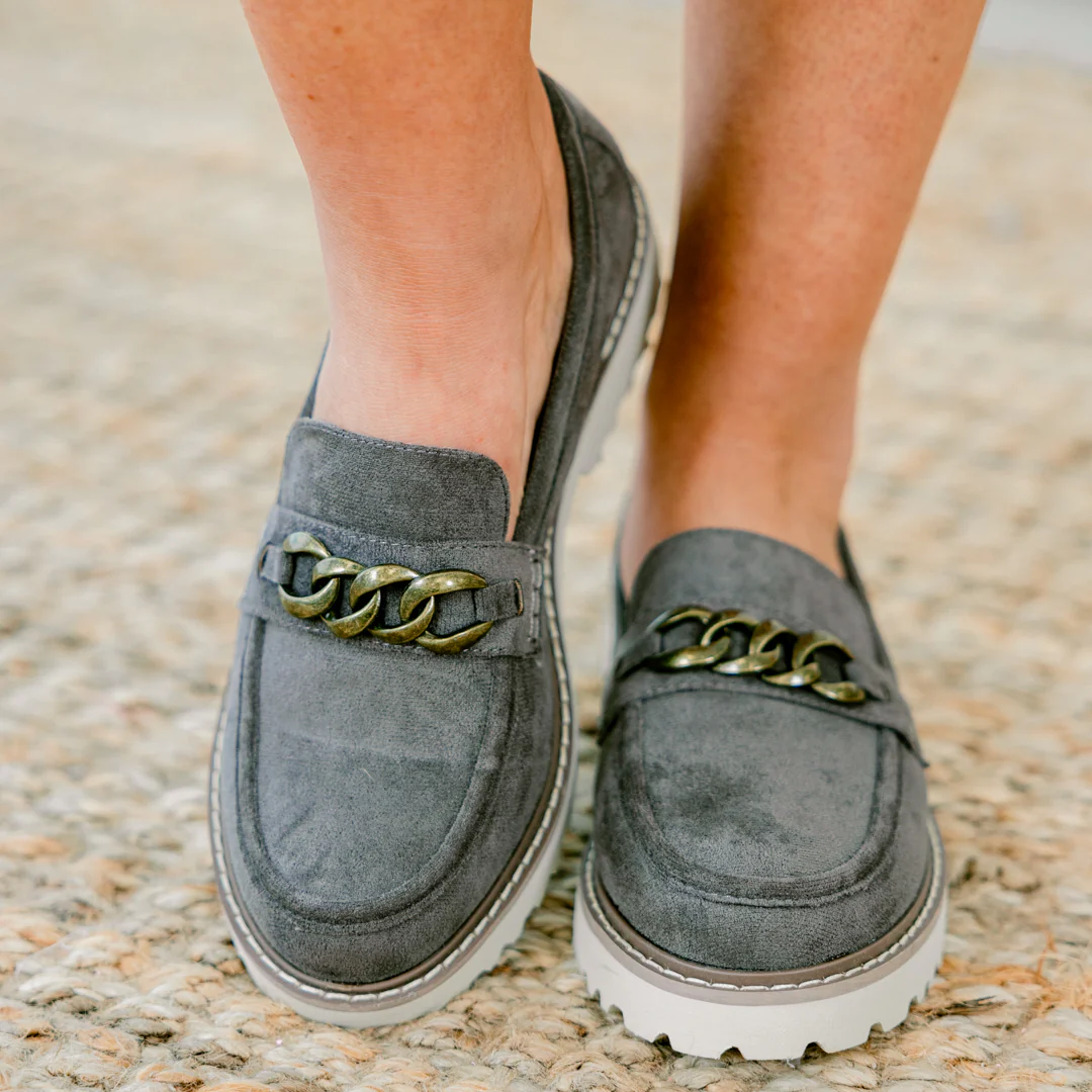Corky's: Five Minutes Away Loafers, Light Grey - Giverhouse