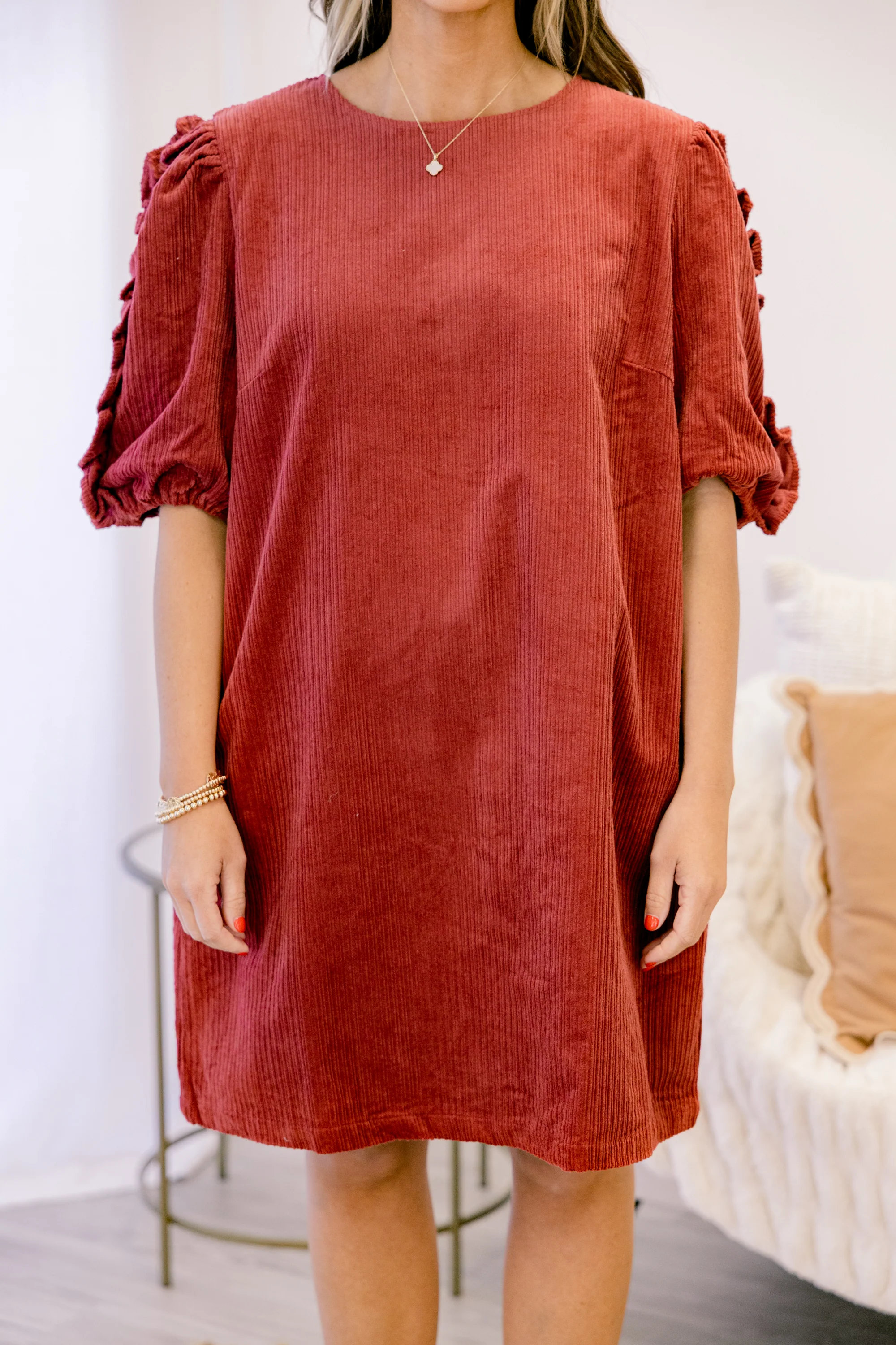 For The Moment Dress, Red - Giverhouse