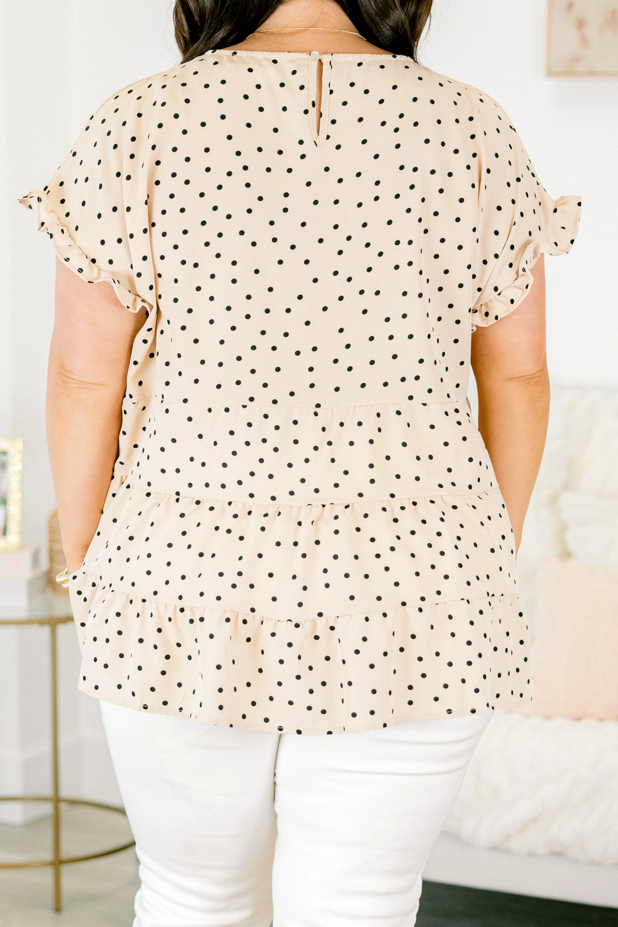 Weekend Ready Top, Tan - Giverhouse