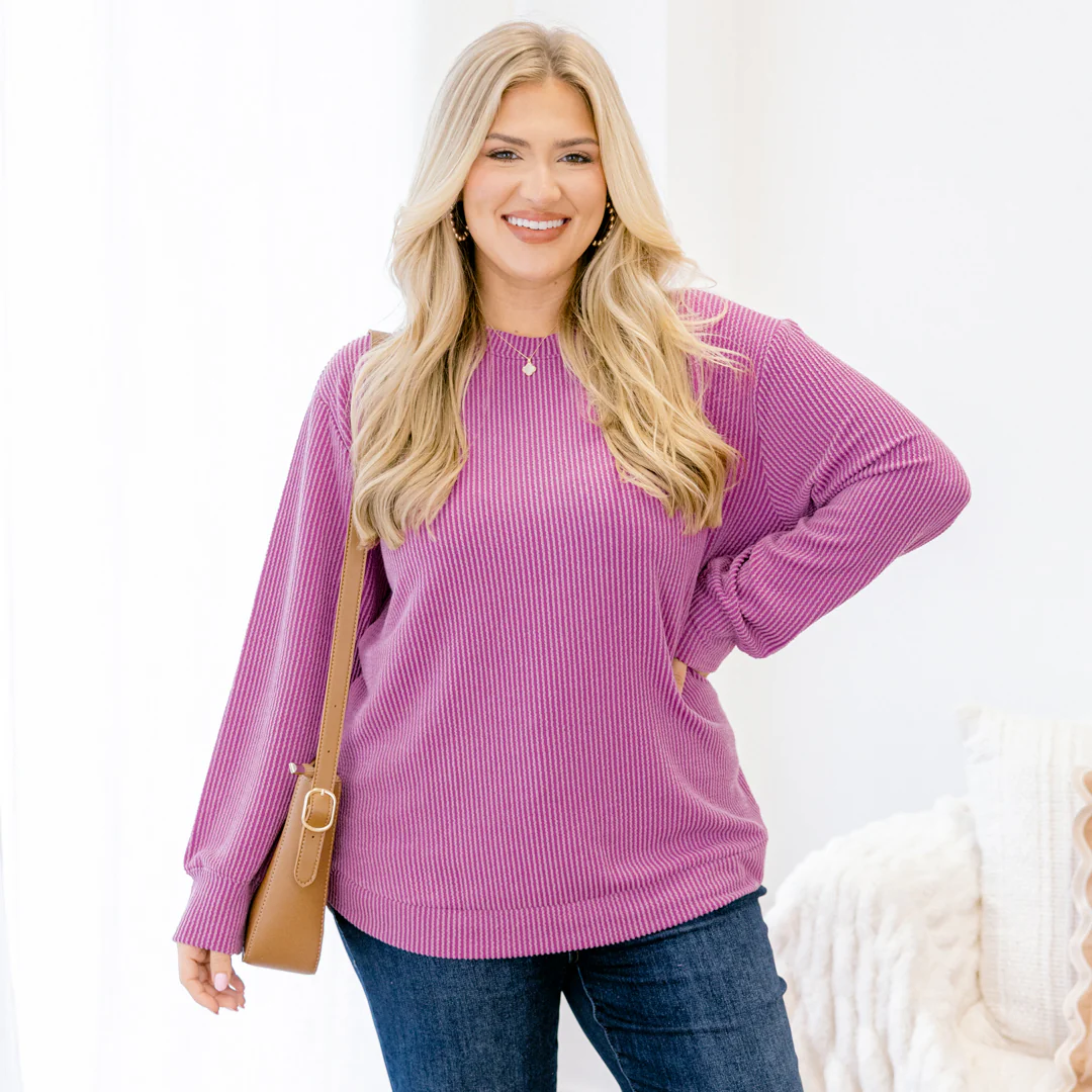 Come Back Around Top, Light Plum - Giverhouse