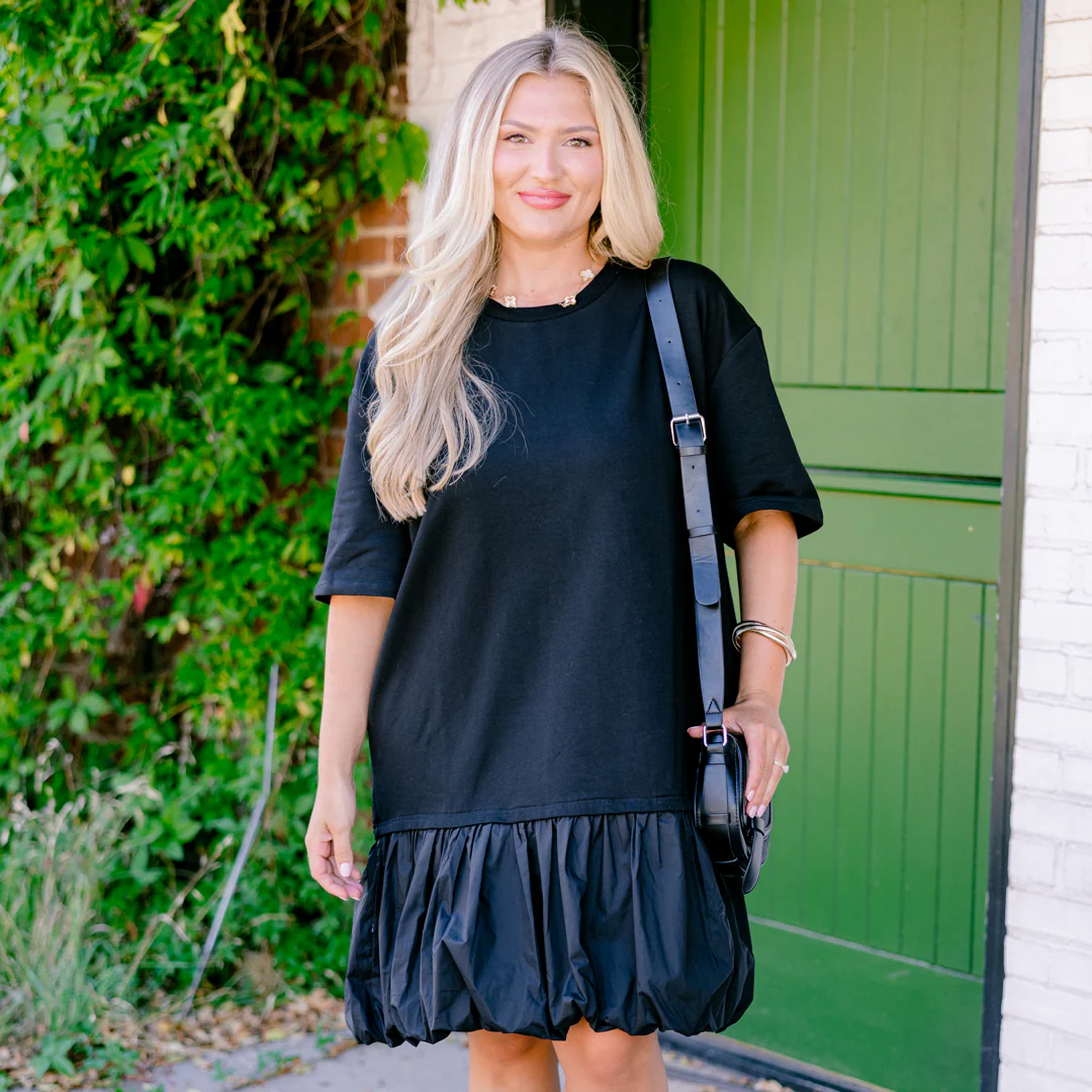 Eternal Smiles Dress, Black - Giverhouse