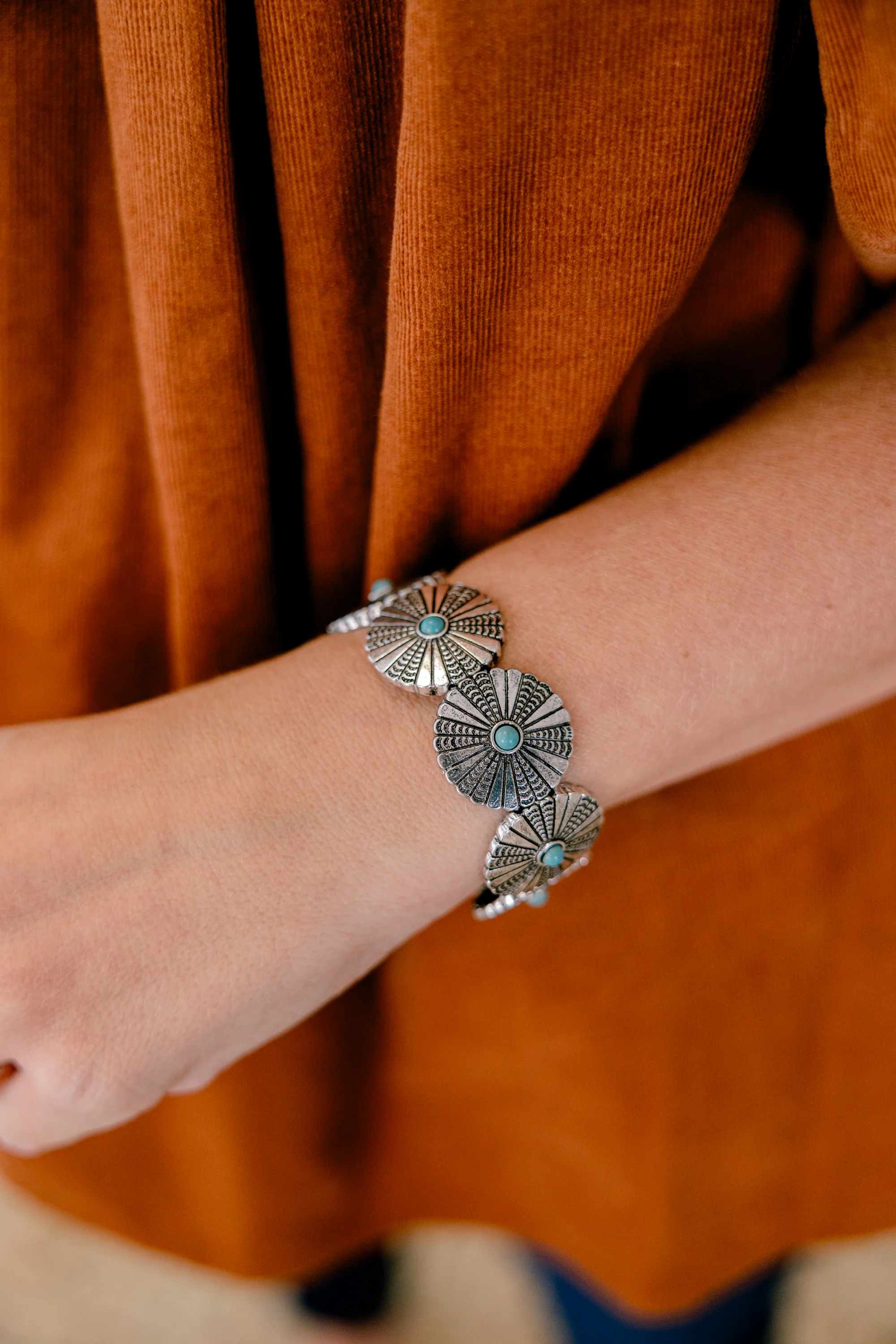 Lasso And Lace Bracelet, Turquoise - Giverhouse