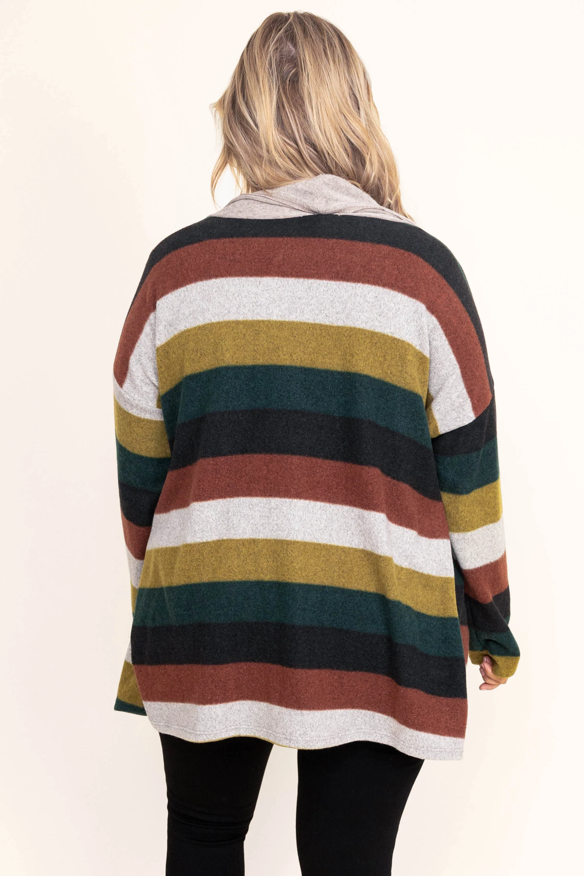 Slowing Down Cardigan, Olive - Giverhouse